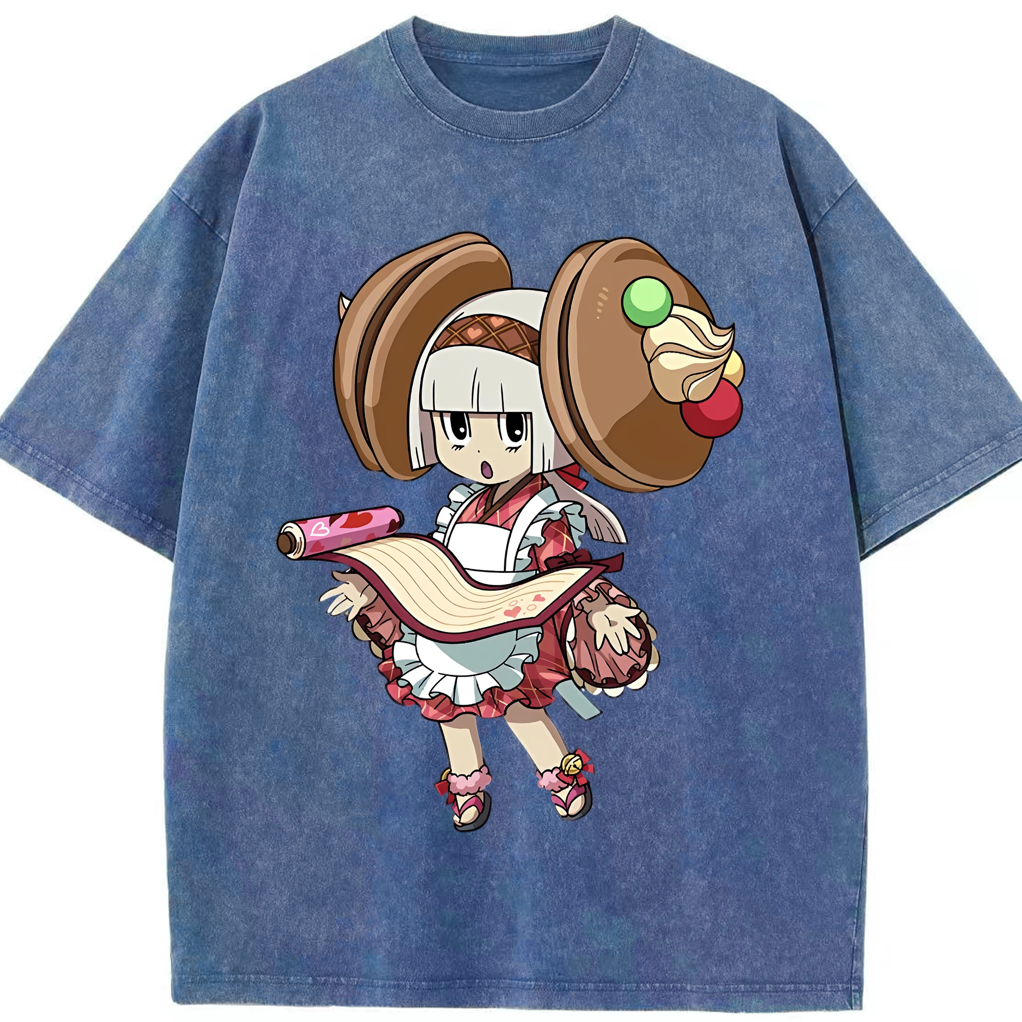 （画像用） 妖怪ウォッチ Yo-kai Watch 綿100% ヴィンテージ風 半袖Tシャツ（フロントプリント）