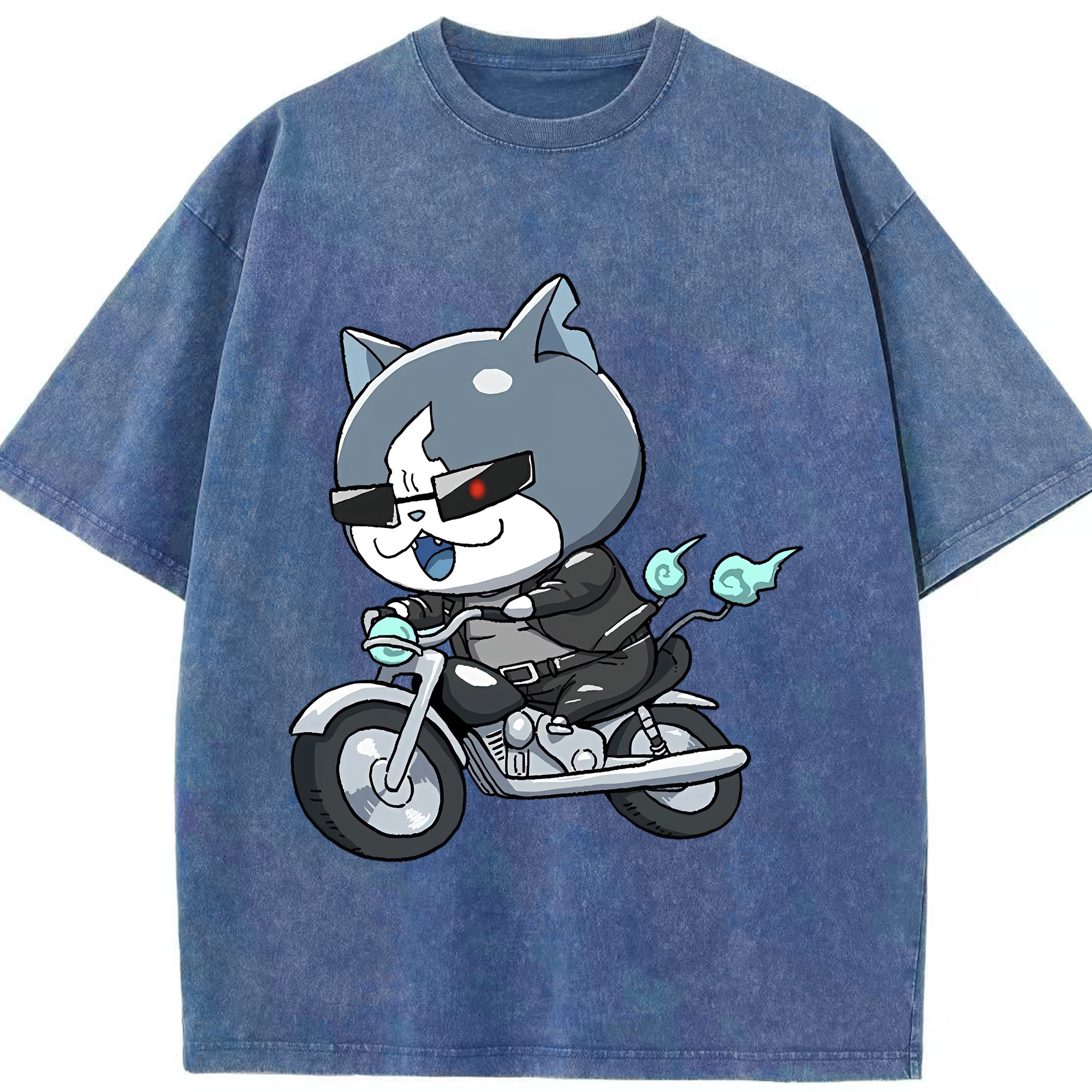 （画像用） 妖怪ウォッチ Yo-kai Watch 綿100% ヴィンテージ風 半袖Tシャツ（フロントプリント）