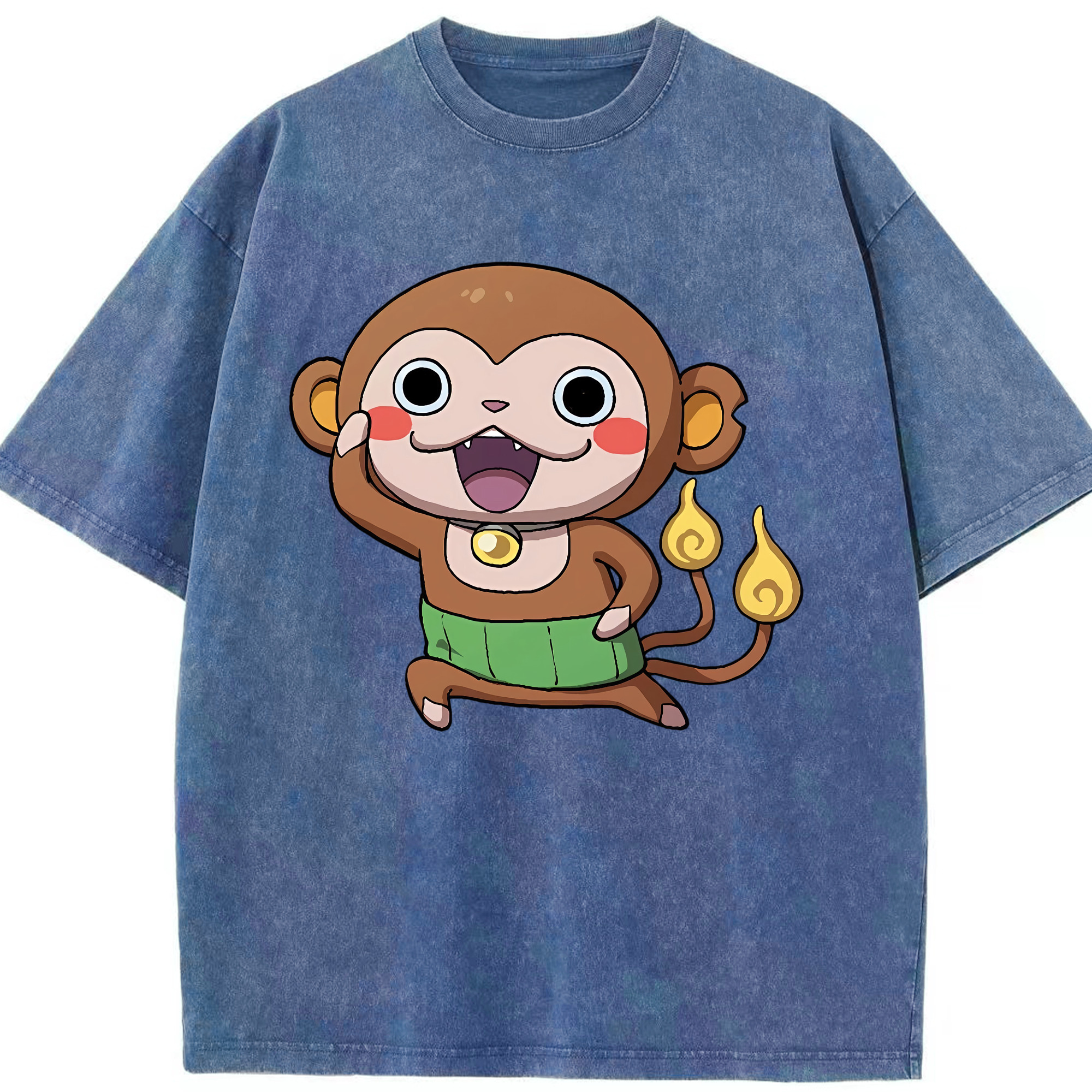 （画像用） 妖怪ウォッチ Yo-kai Watch 綿100% ヴィンテージ風 半袖Tシャツ（フロントプリント）