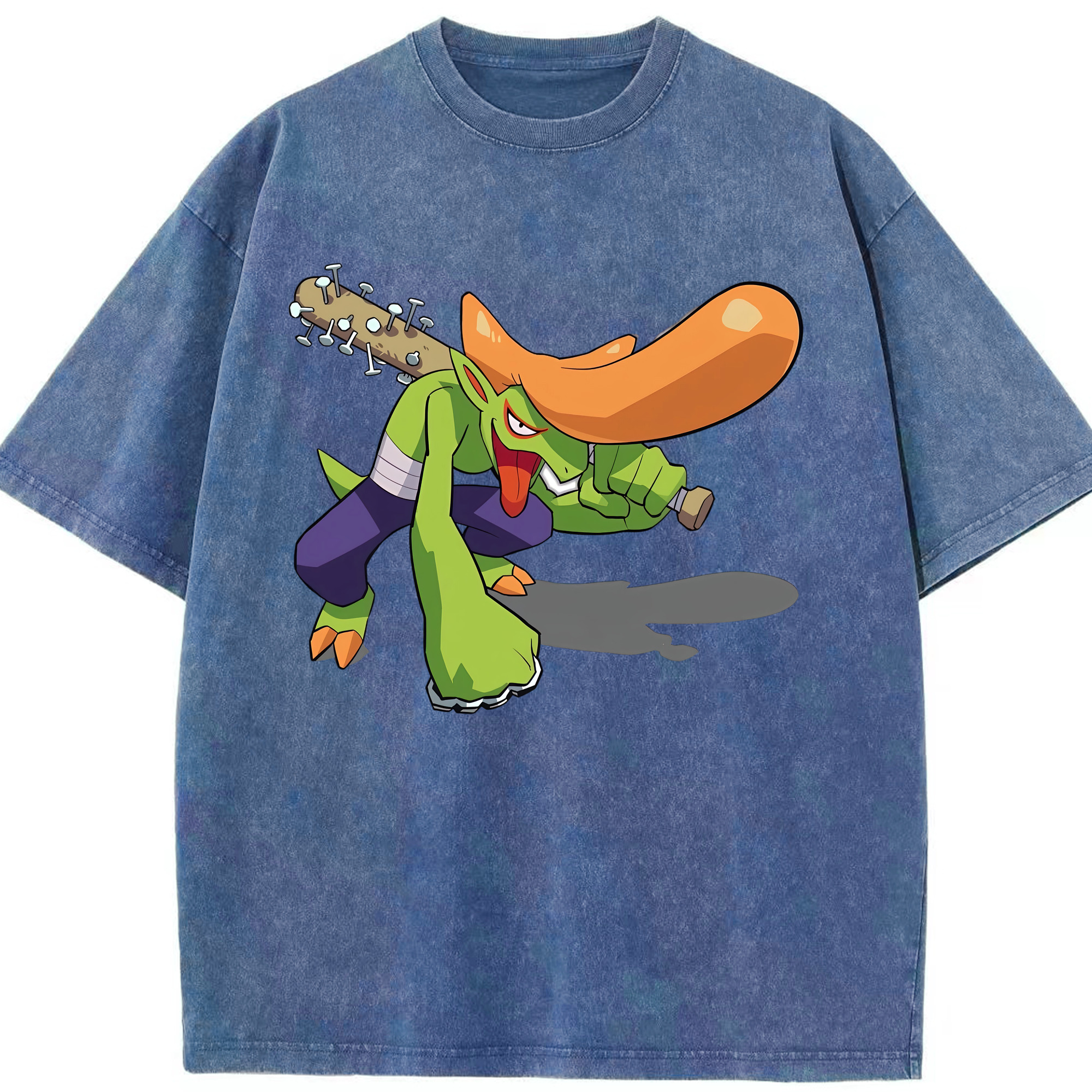 （画像用） 妖怪ウォッチ Yo-kai Watch 綿100% ヴィンテージ風 半袖Tシャツ（フロントプリント）