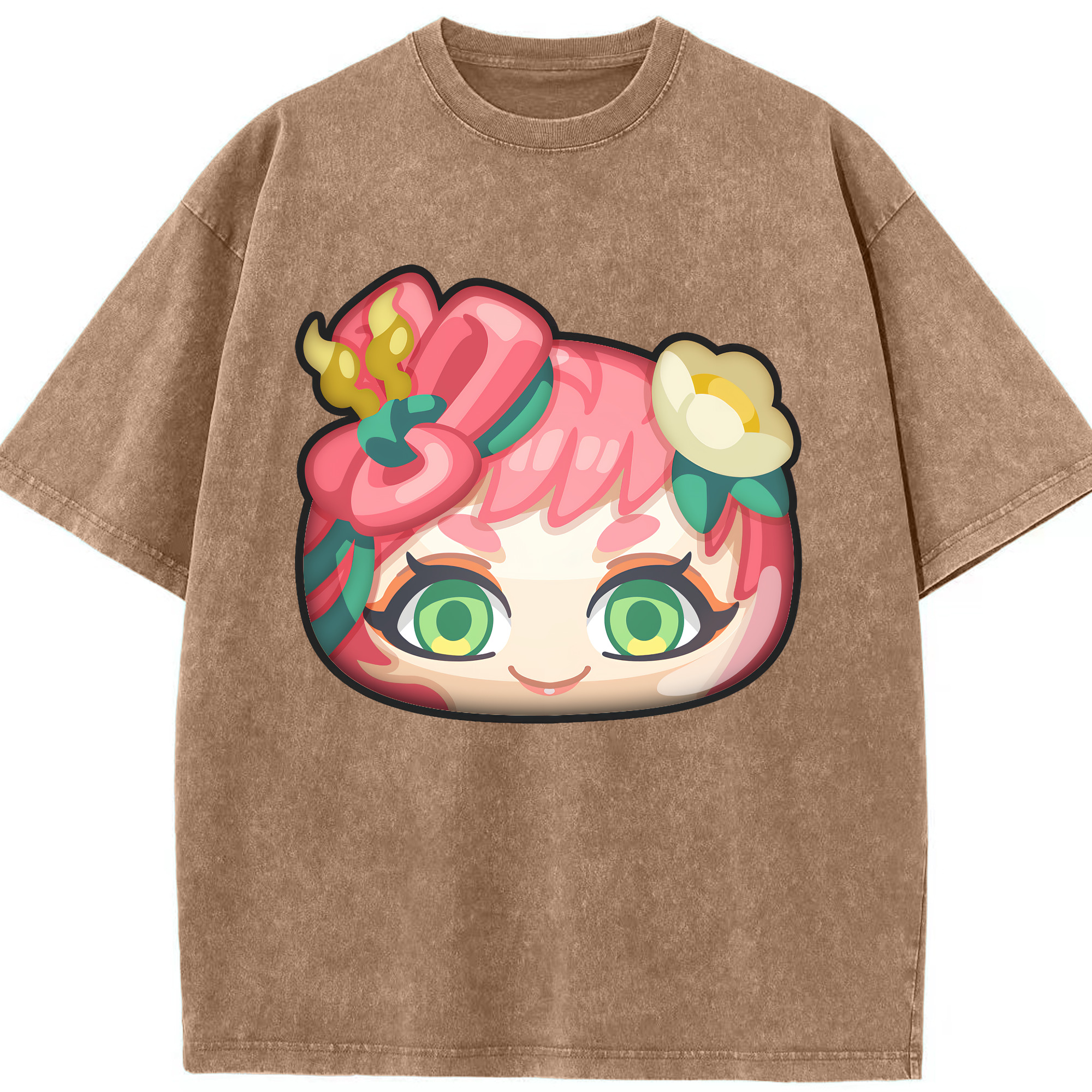 （画像用） 妖怪ウォッチ Yo-kai Watch 綿100% ヴィンテージ風 半袖Tシャツ（フロントプリント）