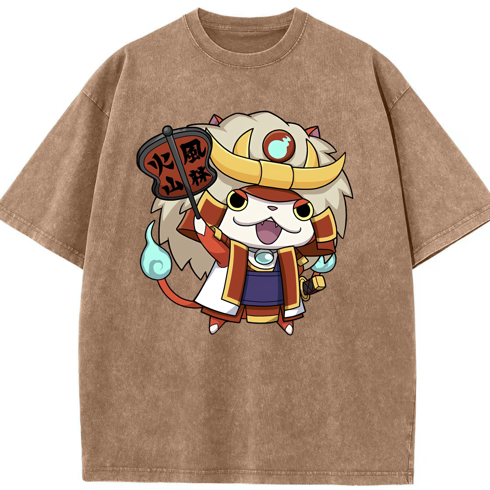 （画像用） 妖怪ウォッチ Yo-kai Watch 綿100% ヴィンテージ風 半袖Tシャツ（フロントプリント）