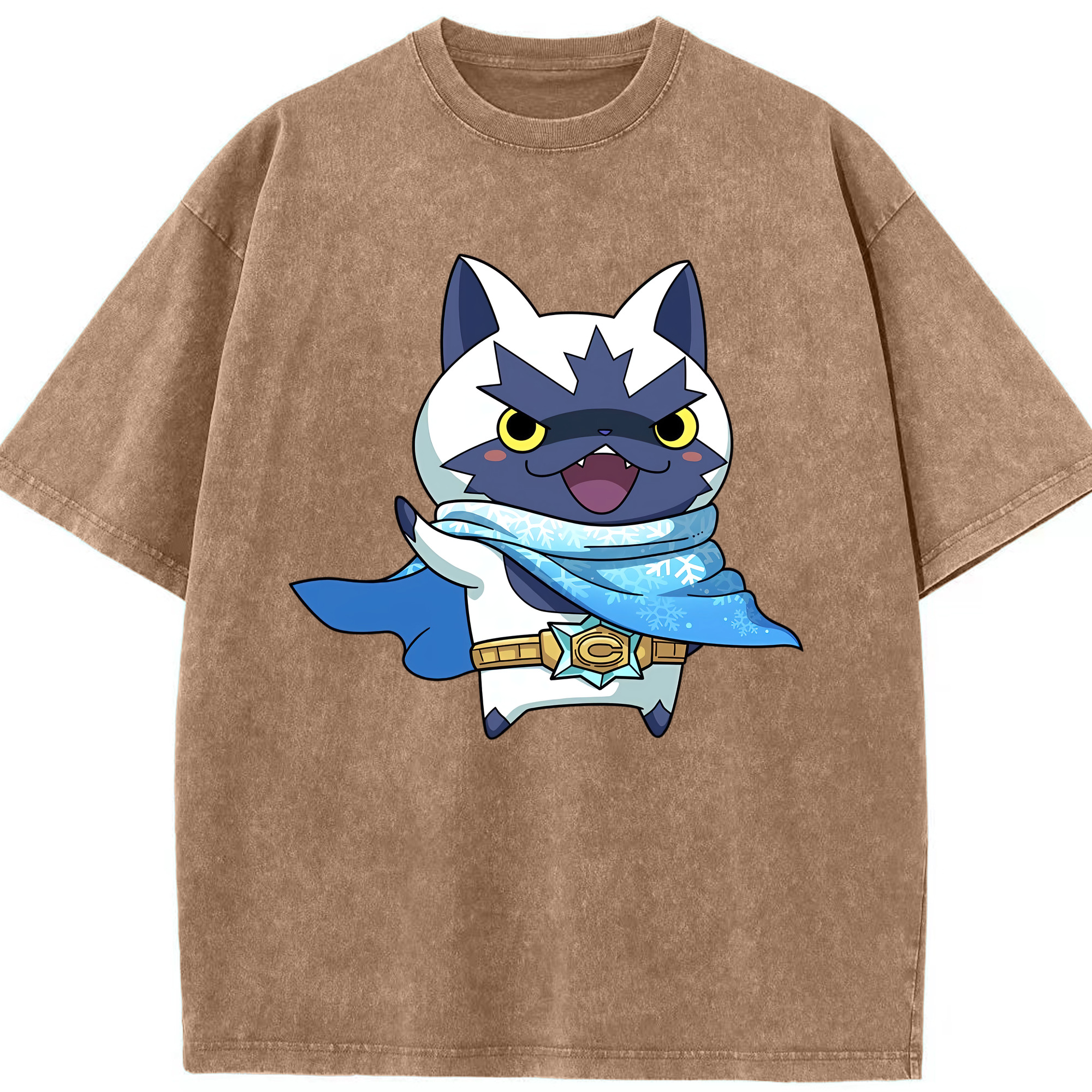 （画像用） 妖怪ウォッチ Yo-kai Watch 綿100% ヴィンテージ風 半袖Tシャツ（フロントプリント）