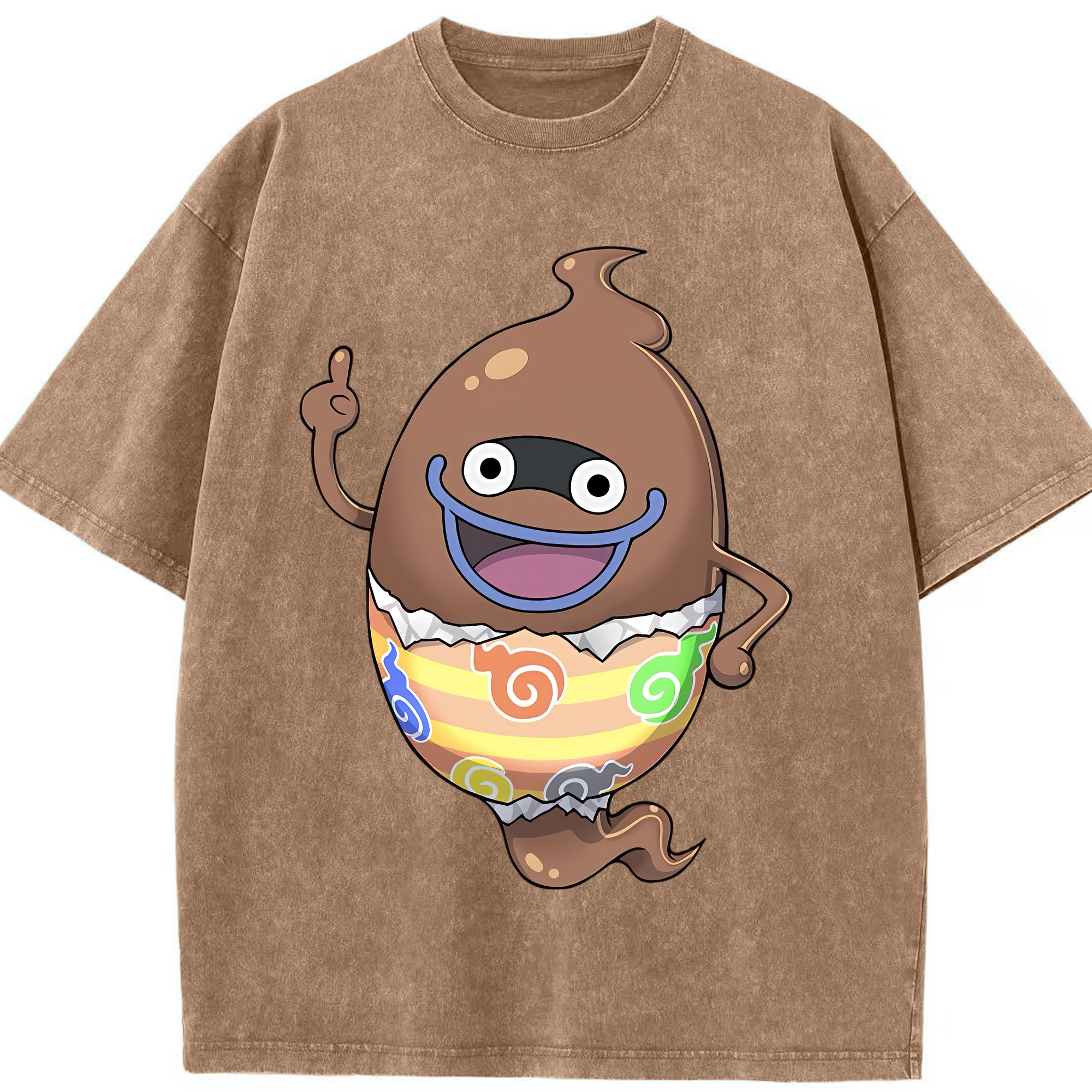 （画像用） 妖怪ウォッチ Yo-kai Watch 綿100% ヴィンテージ風 半袖Tシャツ（フロントプリント）