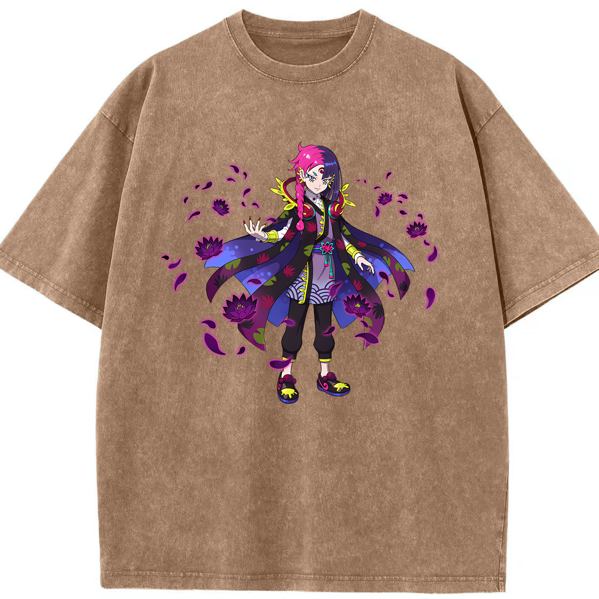 （画像用） 妖怪ウォッチ Yo-kai Watch 綿100% ヴィンテージ風 半袖Tシャツ（フロントプリント）