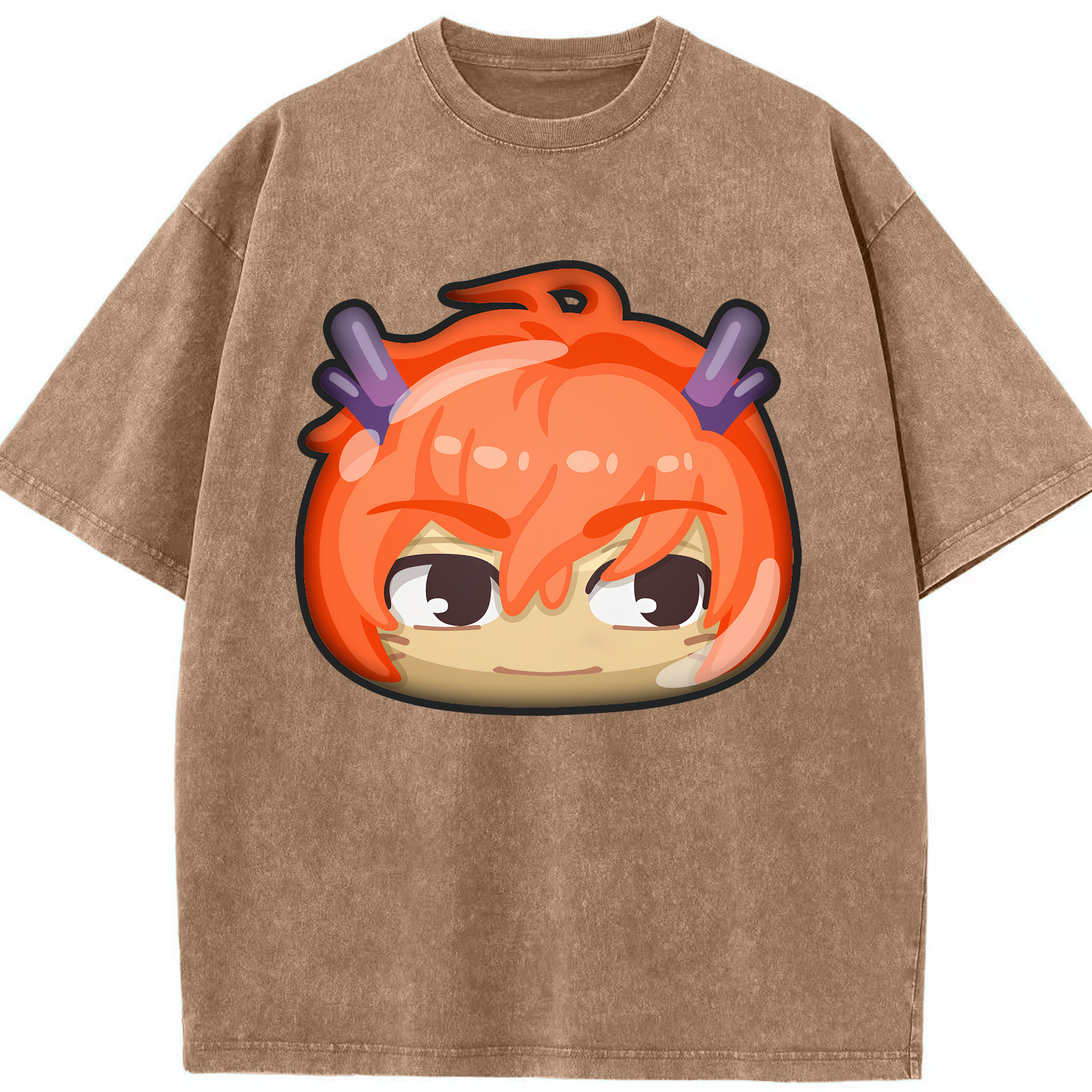 （画像用） 妖怪ウォッチ Yo-kai Watch 綿100% ヴィンテージ風 半袖Tシャツ（フロントプリント）