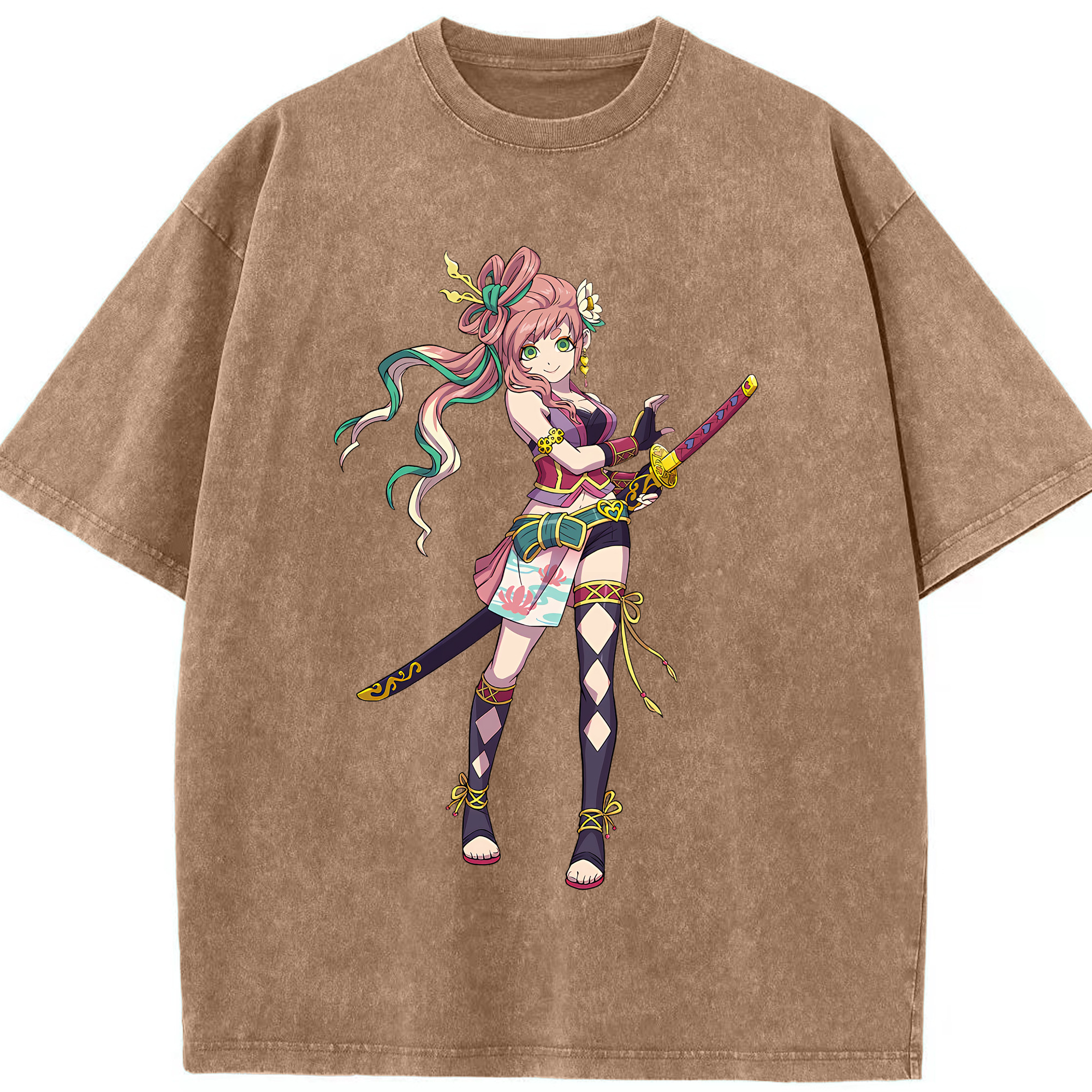 （画像用） 妖怪ウォッチ Yo-kai Watch 綿100% ヴィンテージ風 半袖Tシャツ（フロントプリント）