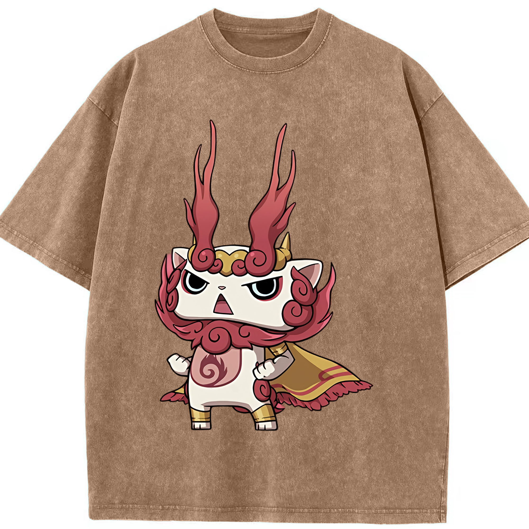 （画像用） 妖怪ウォッチ Yo-kai Watch 綿100% ヴィンテージ風 半袖Tシャツ（フロントプリント）