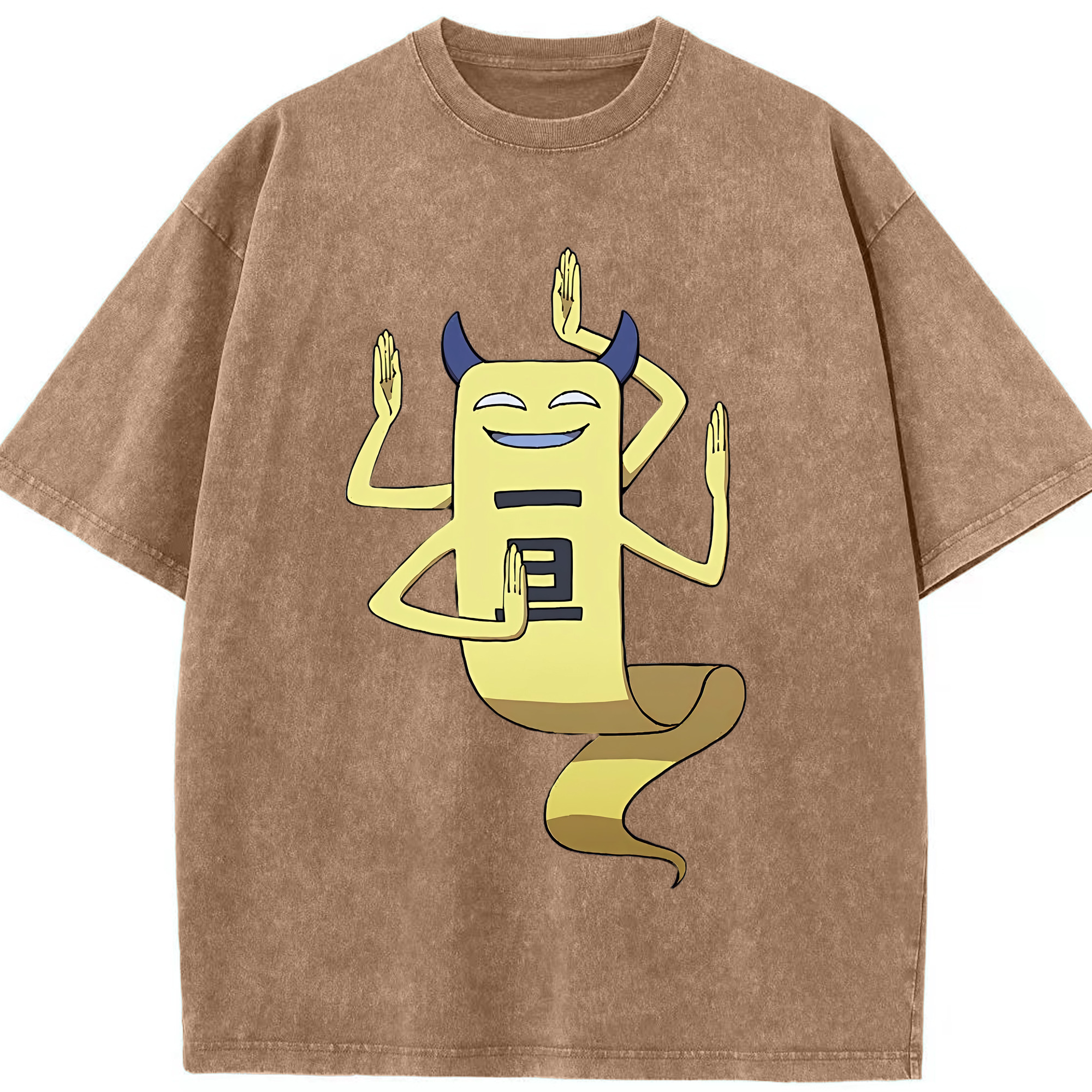 （画像用） 妖怪ウォッチ Yo-kai Watch 綿100% ヴィンテージ風 半袖Tシャツ（フロントプリント）