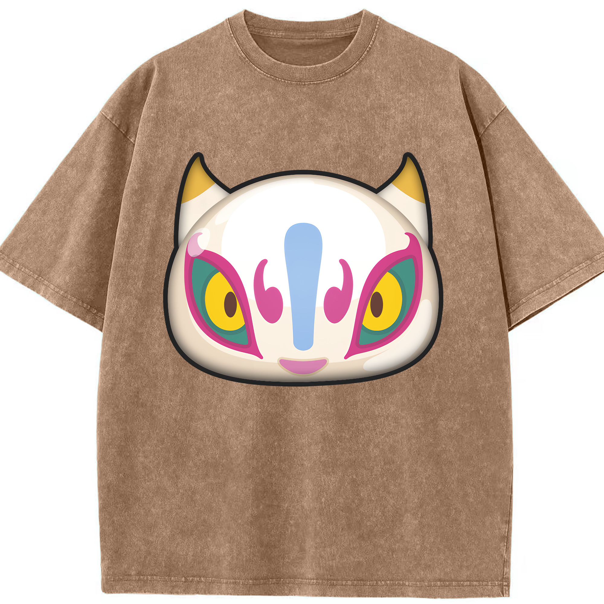 （画像用） 妖怪ウォッチ Yo-kai Watch 綿100% ヴィンテージ風 半袖Tシャツ（フロントプリント）
