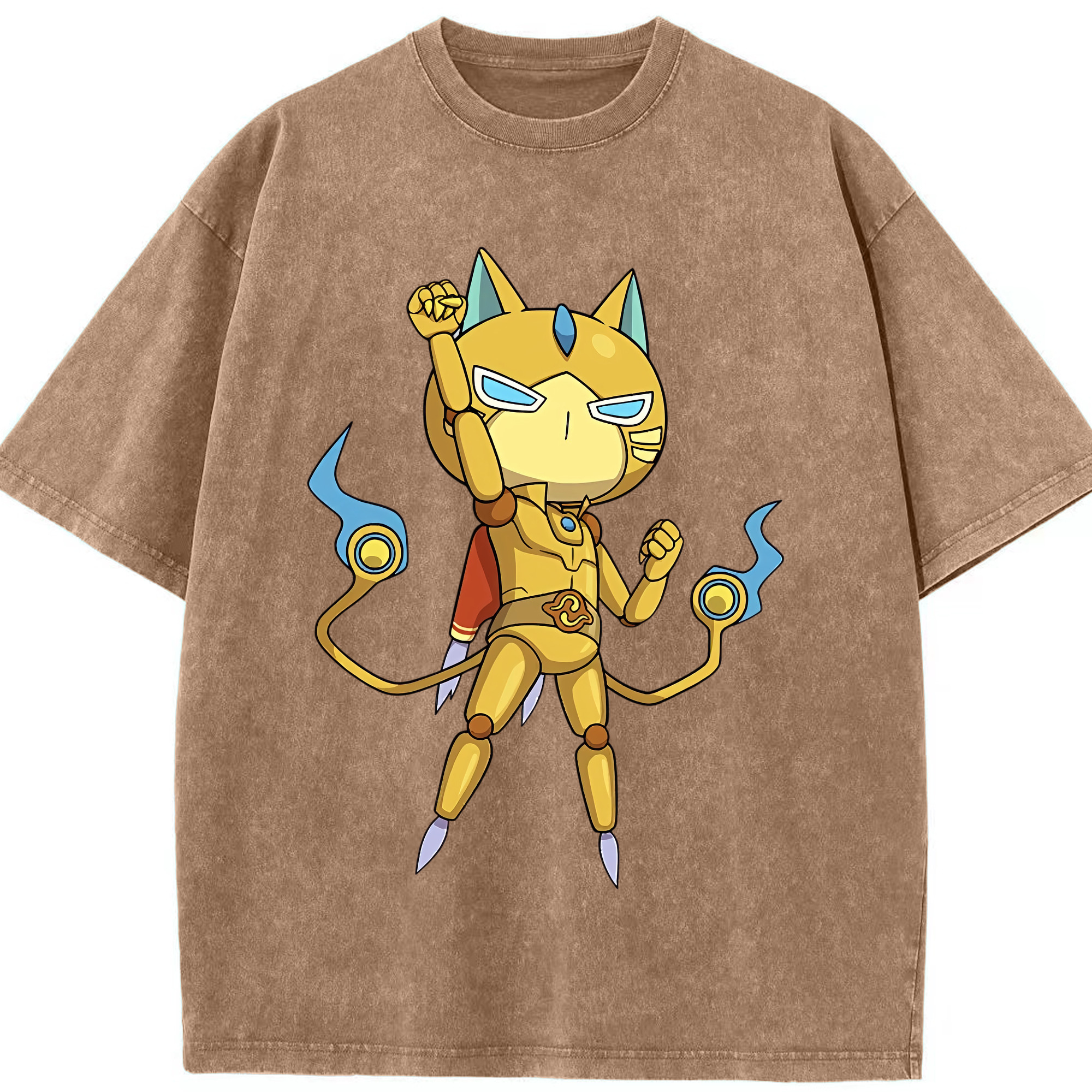 （画像用） 妖怪ウォッチ Yo-kai Watch 綿100% ヴィンテージ風 半袖Tシャツ（フロントプリント）