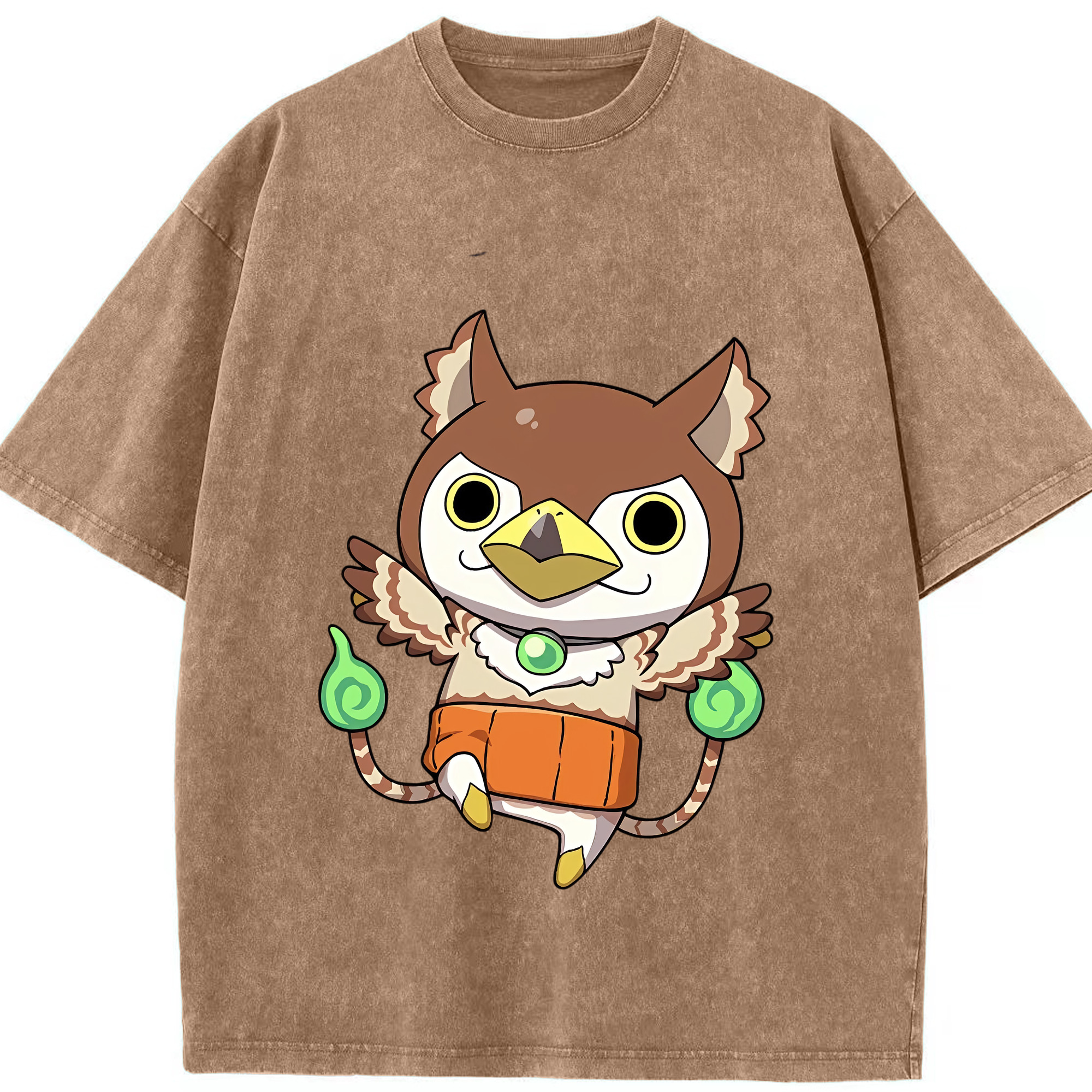 （画像用） 妖怪ウォッチ Yo-kai Watch 綿100% ヴィンテージ風 半袖Tシャツ（フロントプリント）