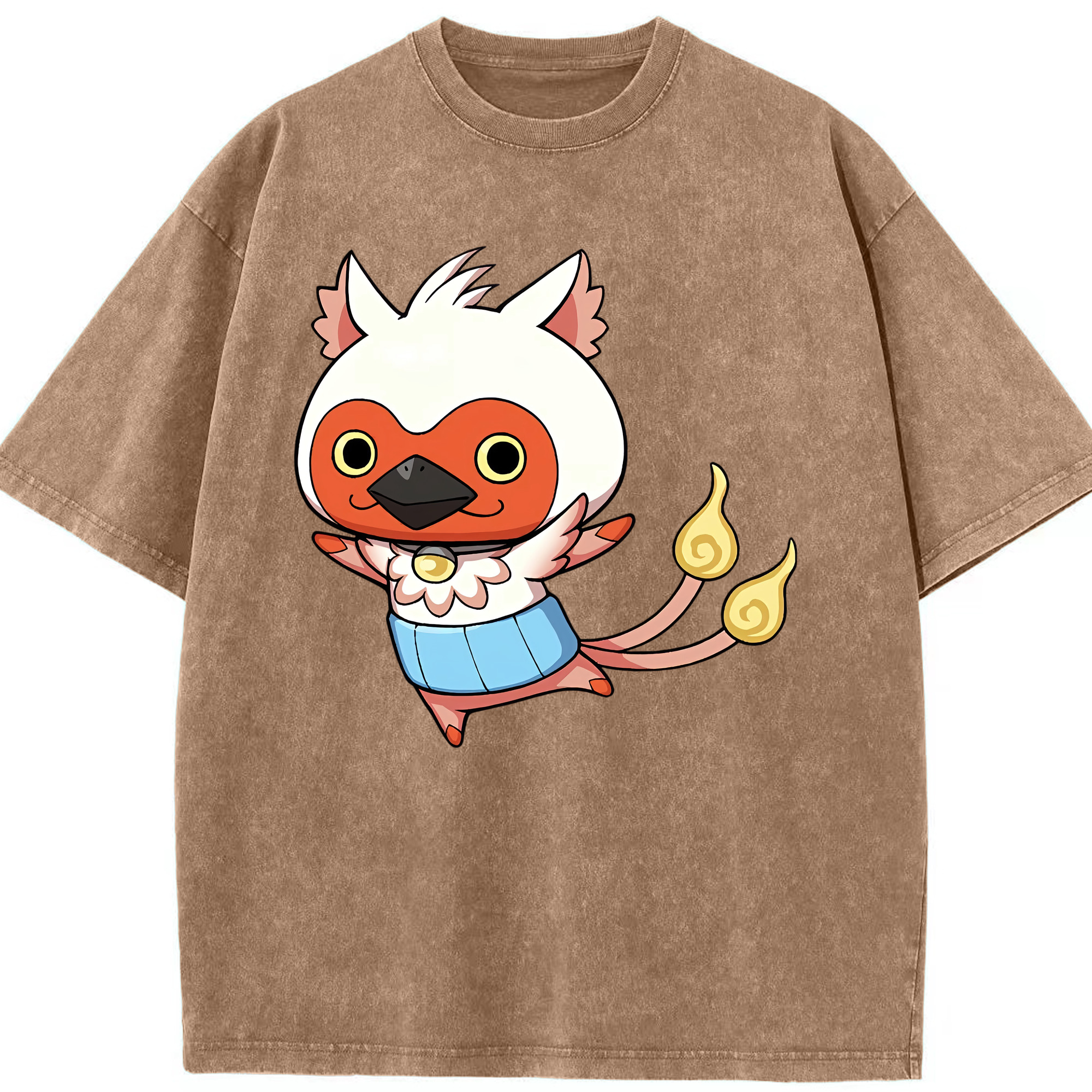 （画像用） 妖怪ウォッチ Yo-kai Watch 綿100% ヴィンテージ風 半袖Tシャツ（フロントプリント）