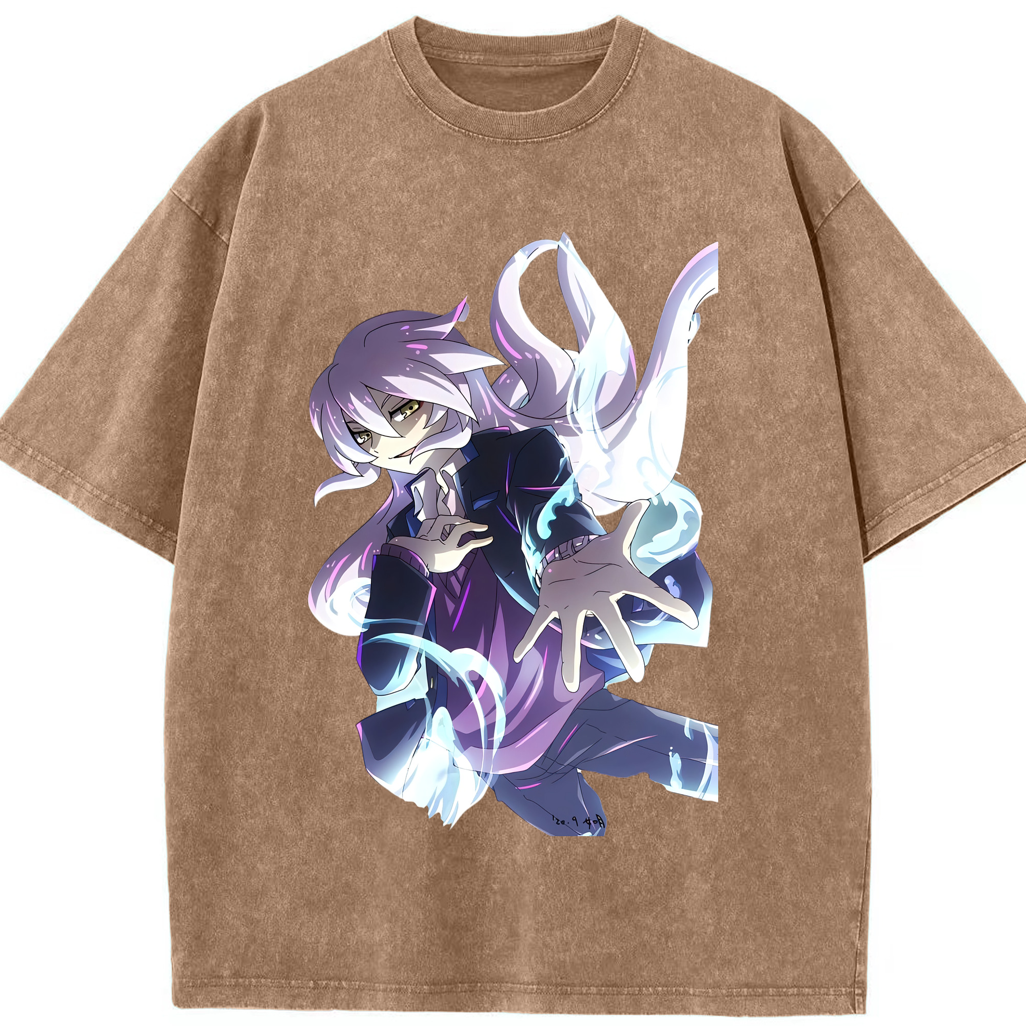 （画像用） 妖怪ウォッチ Yo-kai Watch 綿100% ヴィンテージ風 半袖Tシャツ（フロントプリント）