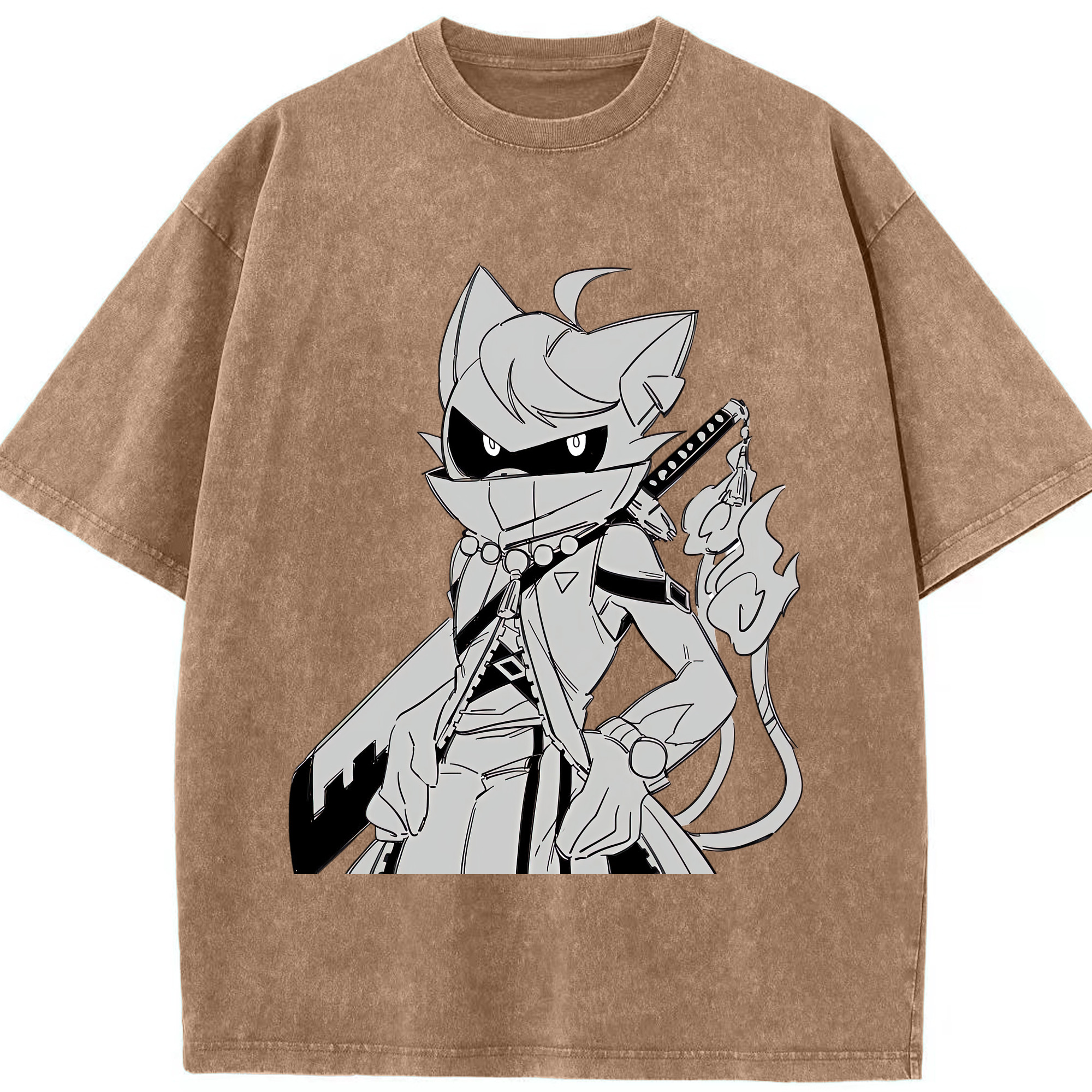 （画像用） 妖怪ウォッチ Yo-kai Watch 綿100% ヴィンテージ風 半袖Tシャツ（フロントプリント）