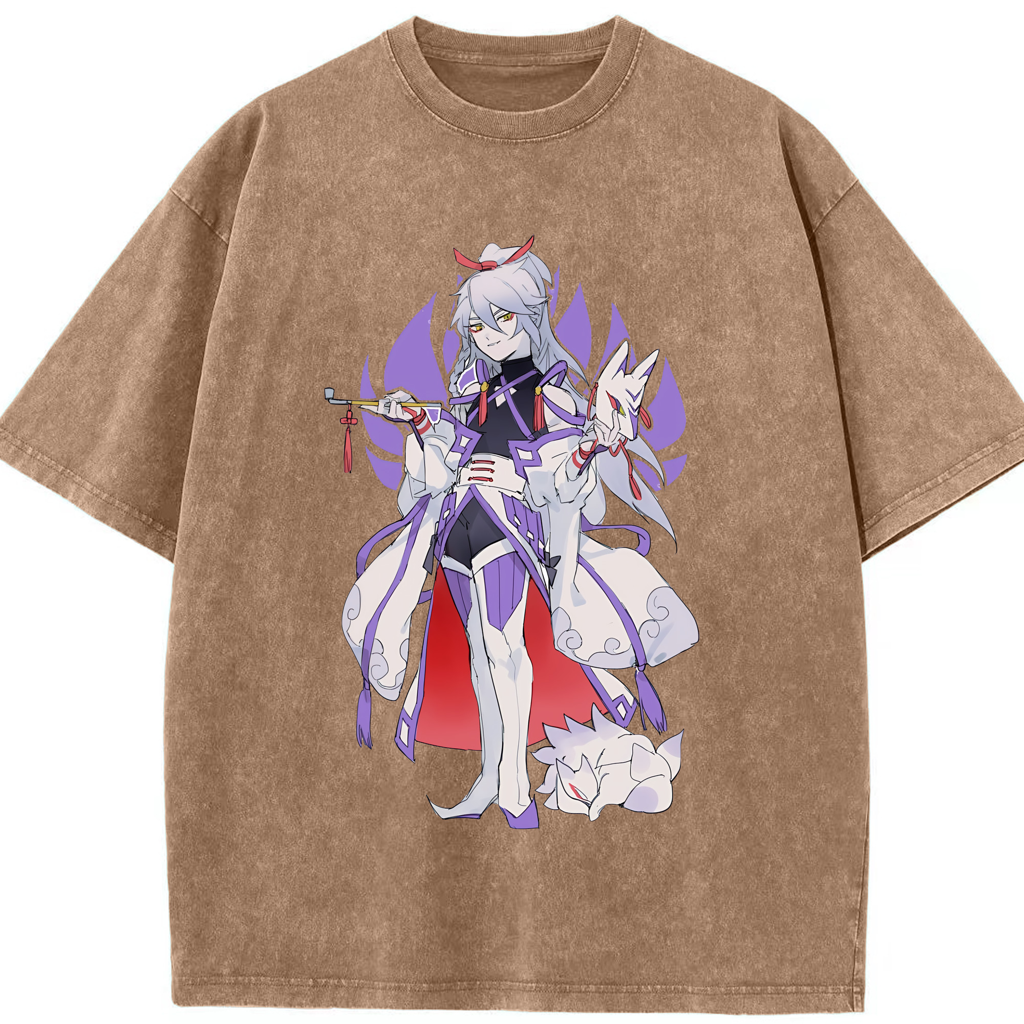 （画像用） 妖怪ウォッチ Yo-kai Watch 綿100% ヴィンテージ風 半袖Tシャツ（フロントプリント）