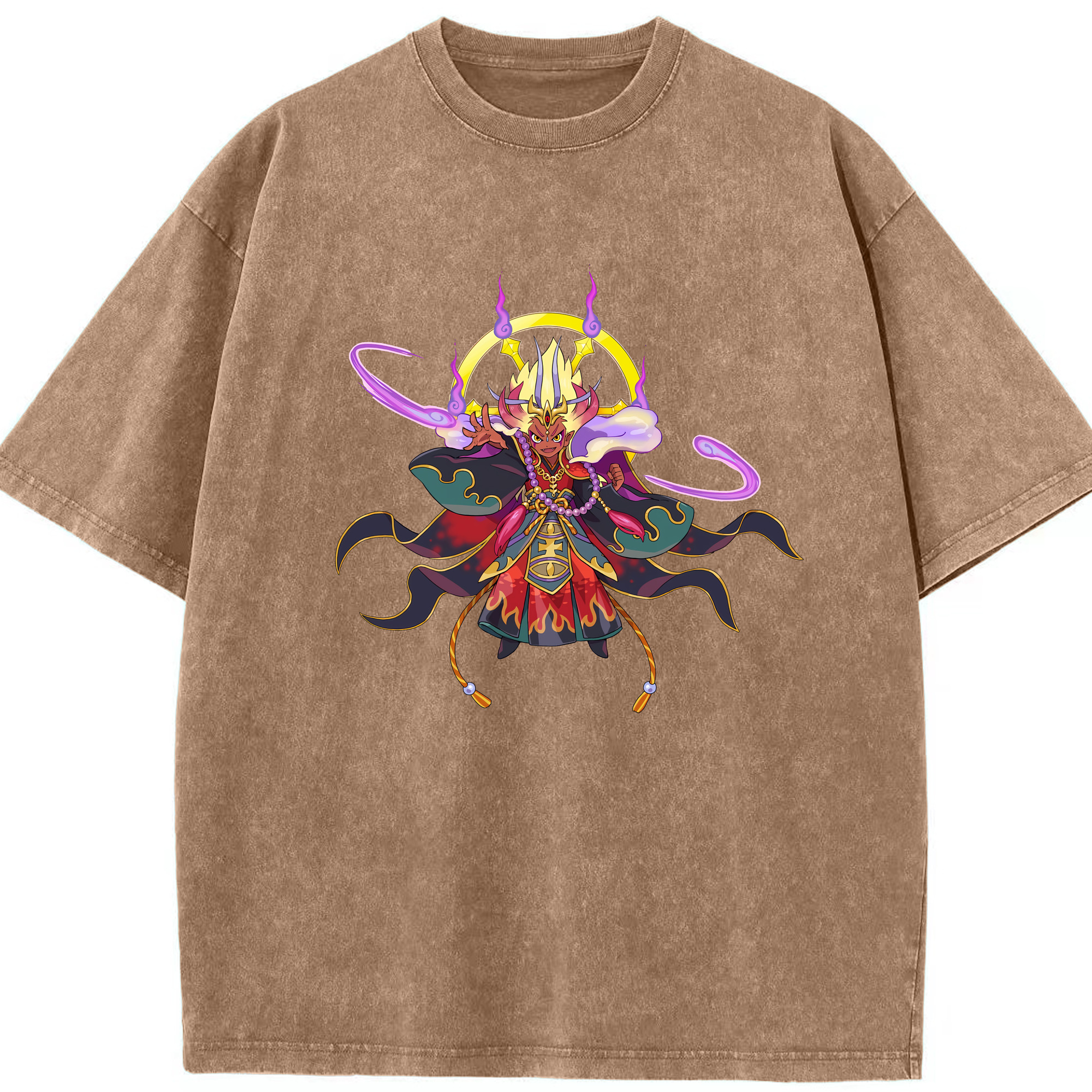 （画像用） 妖怪ウォッチ Yo-kai Watch 綿100% ヴィンテージ風 半袖Tシャツ（フロントプリント）