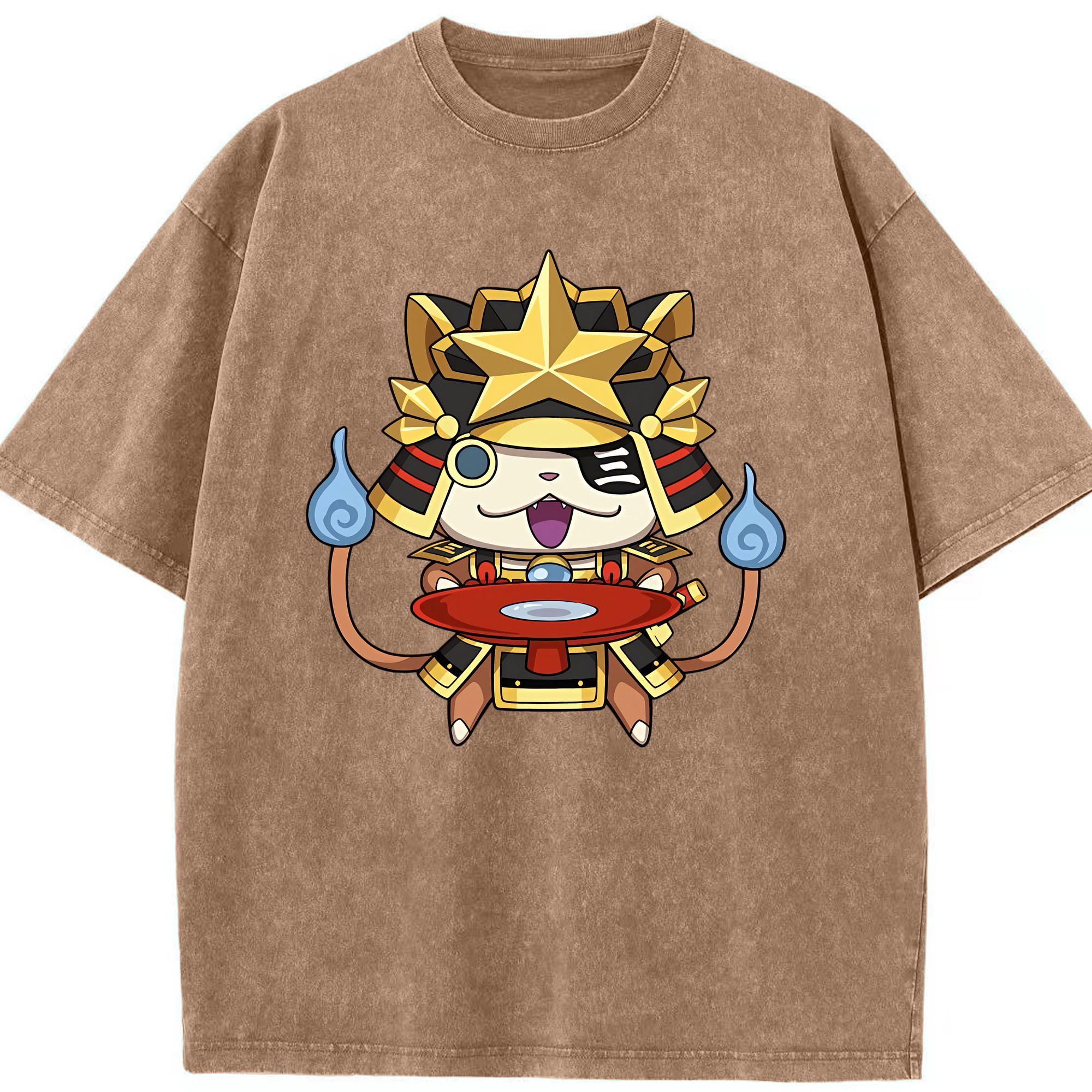 （画像用） 妖怪ウォッチ Yo-kai Watch 綿100% ヴィンテージ風 半袖Tシャツ（フロントプリント）