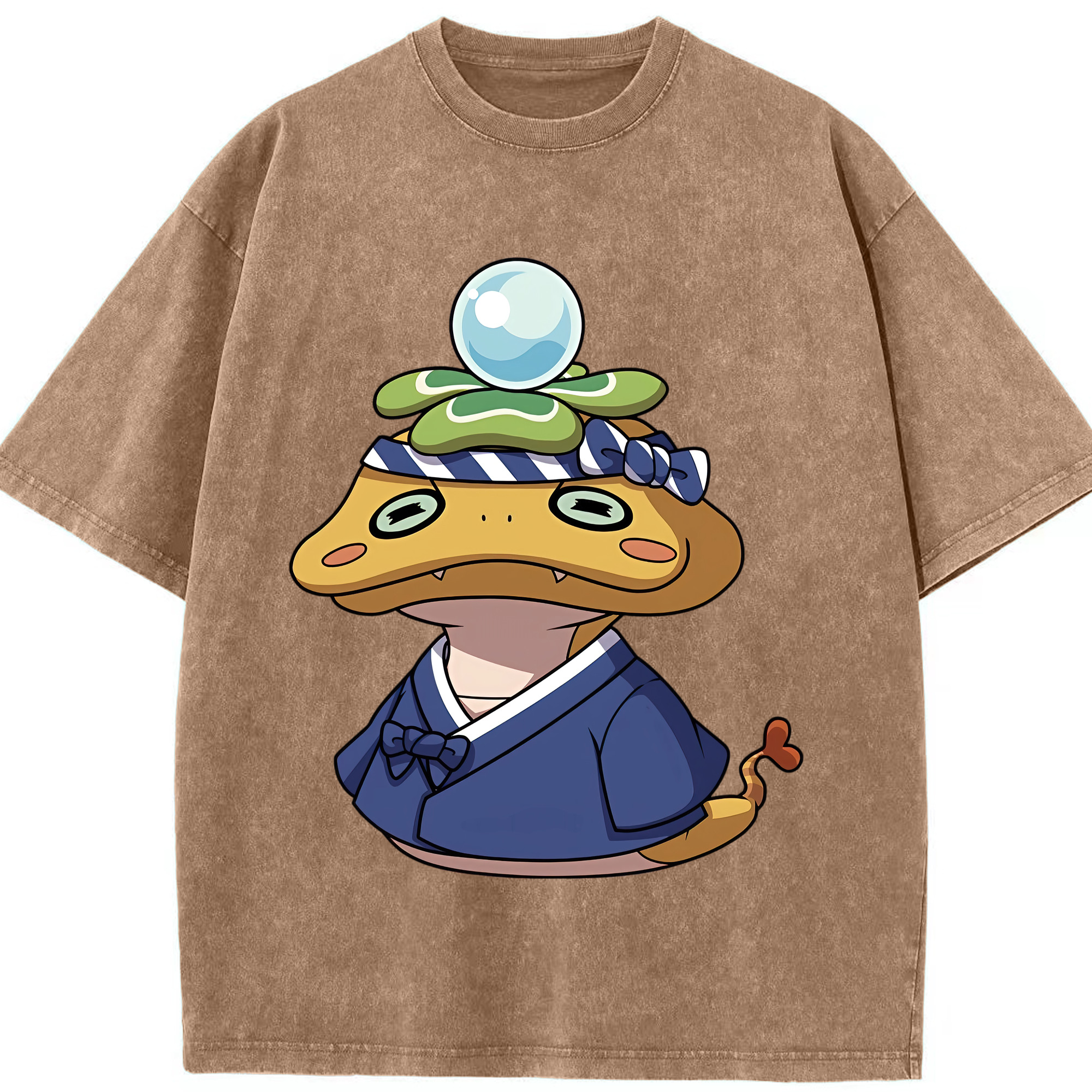 （画像用） 妖怪ウォッチ Yo-kai Watch 綿100% ヴィンテージ風 半袖Tシャツ（フロントプリント）