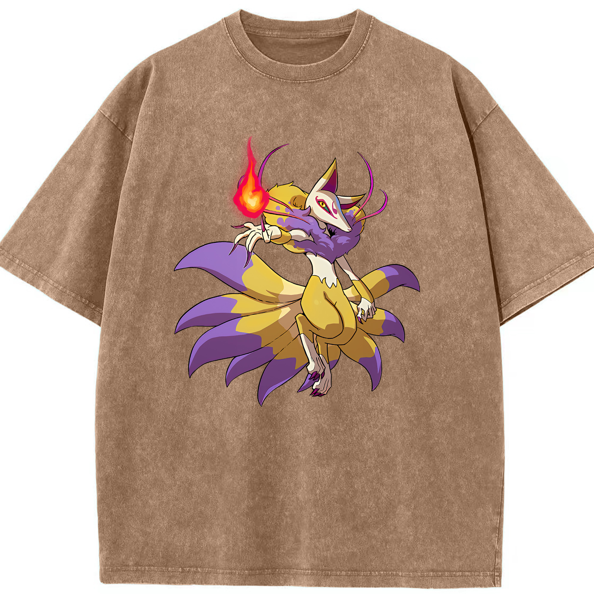 （画像用） 妖怪ウォッチ Yo-kai Watch 綿100% ヴィンテージ風 半袖Tシャツ（フロントプリント）