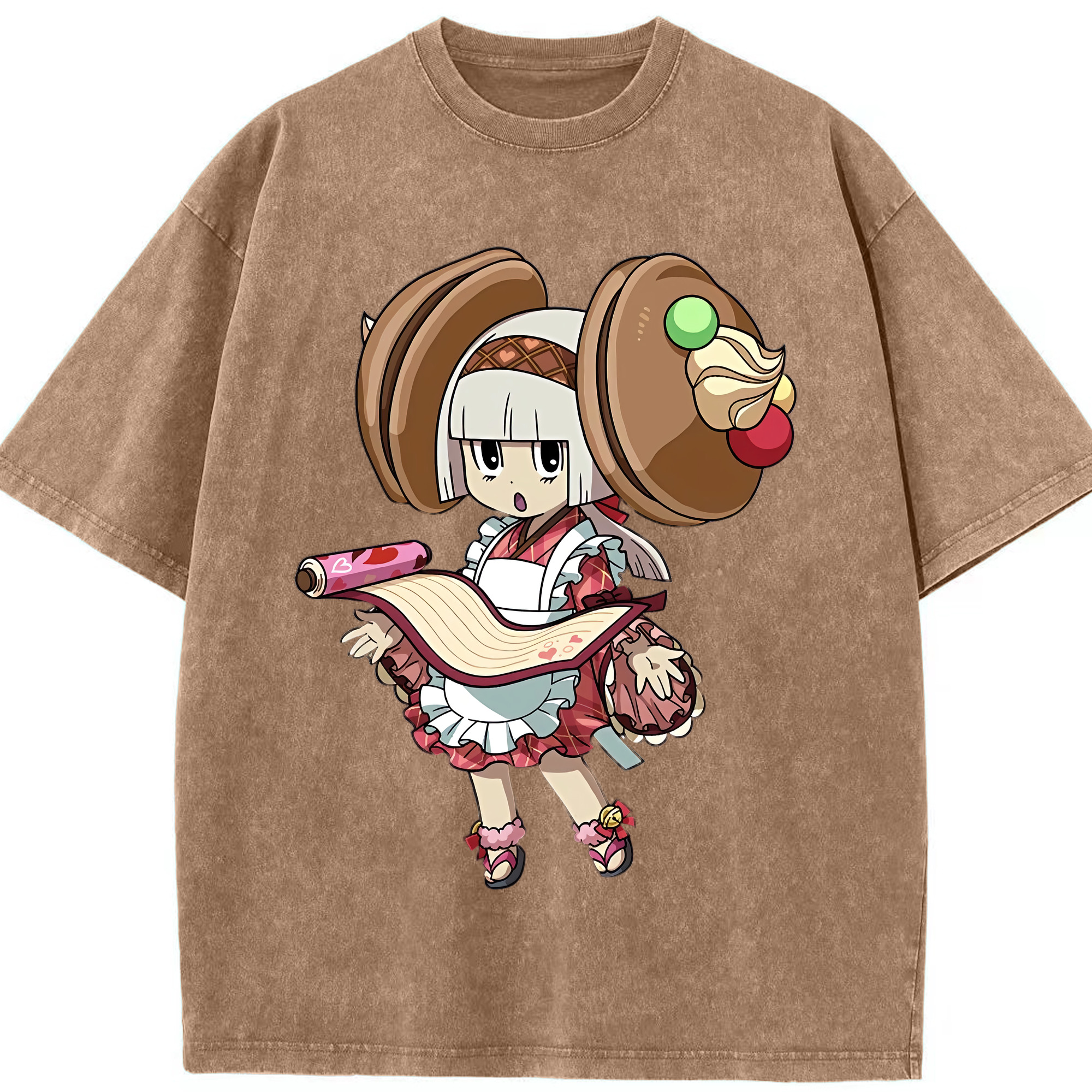 （画像用） 妖怪ウォッチ Yo-kai Watch 綿100% ヴィンテージ風 半袖Tシャツ（フロントプリント）