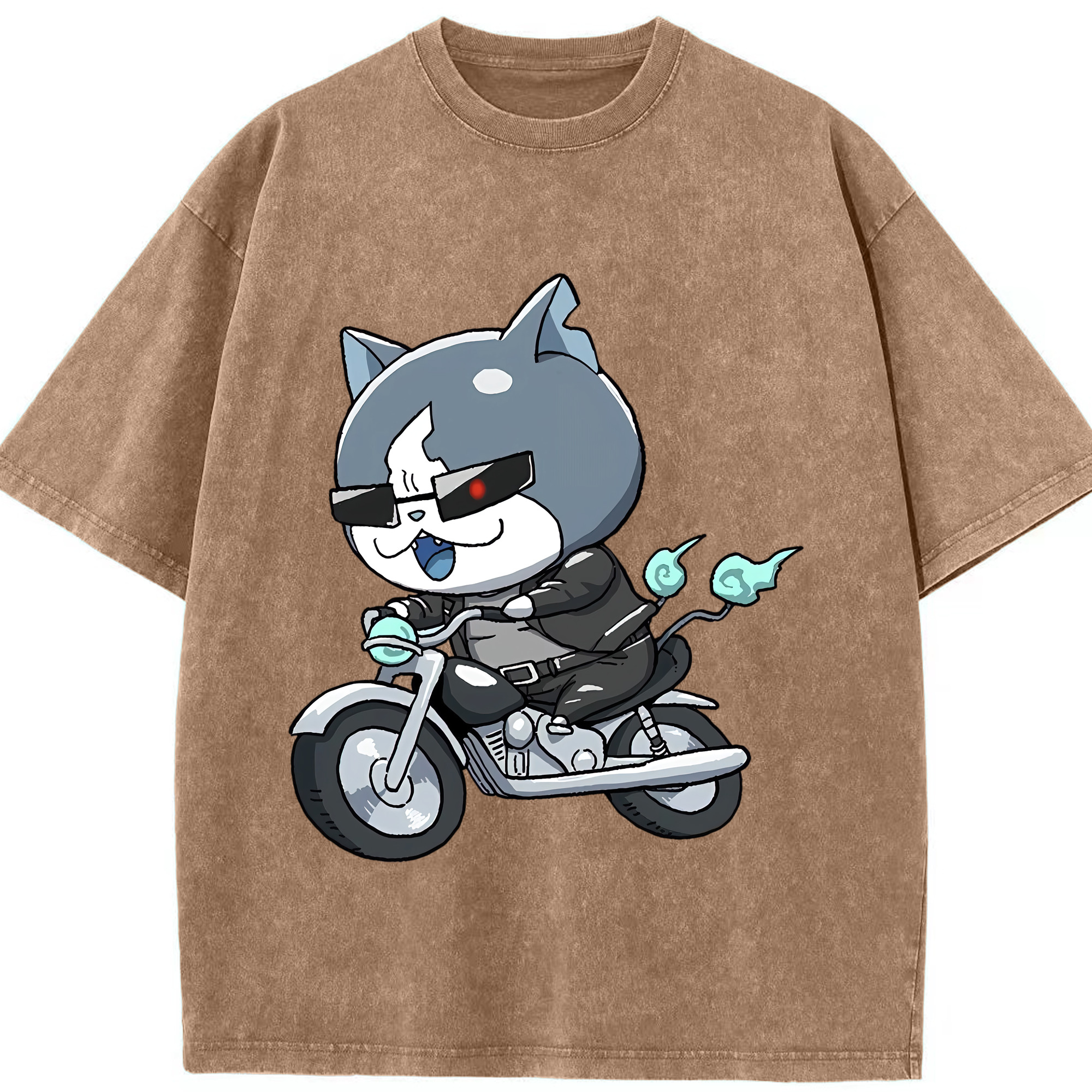 （画像用） 妖怪ウォッチ Yo-kai Watch 綿100% ヴィンテージ風 半袖Tシャツ（フロントプリント）