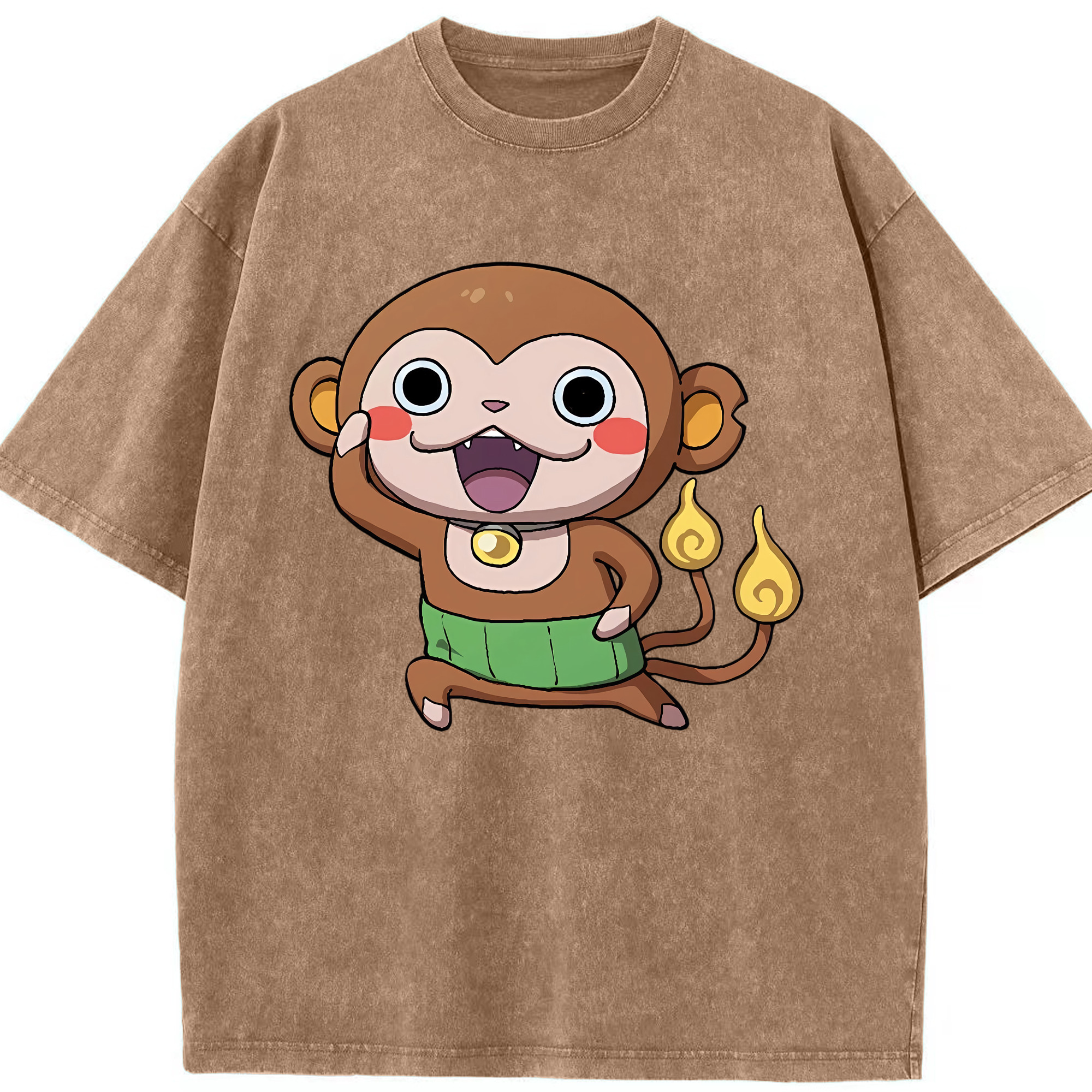 （画像用） 妖怪ウォッチ Yo-kai Watch 綿100% ヴィンテージ風 半袖Tシャツ（フロントプリント）