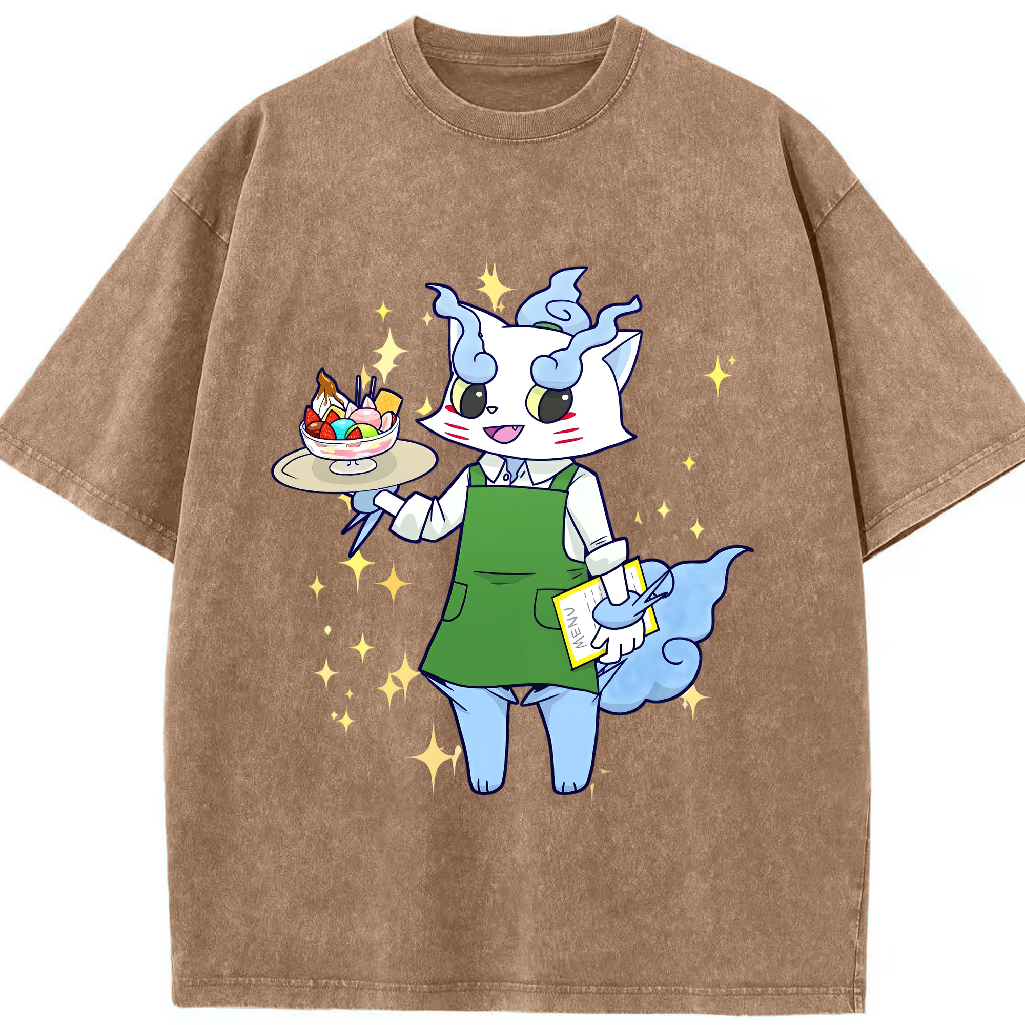 （画像用） 妖怪ウォッチ Yo-kai Watch 綿100% ヴィンテージ風 半袖Tシャツ（フロントプリント）
