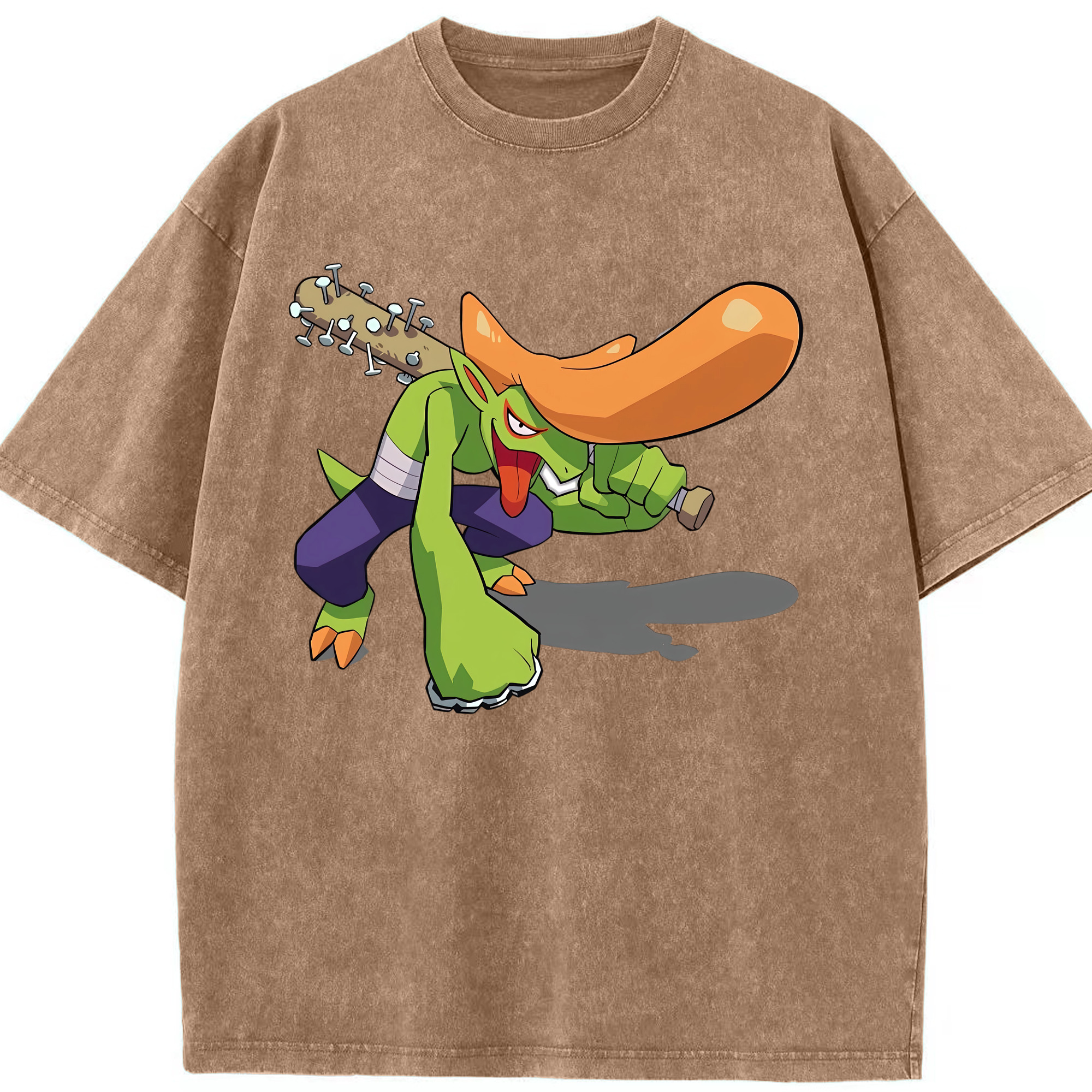 （画像用） 妖怪ウォッチ Yo-kai Watch 綿100% ヴィンテージ風 半袖Tシャツ（フロントプリント）