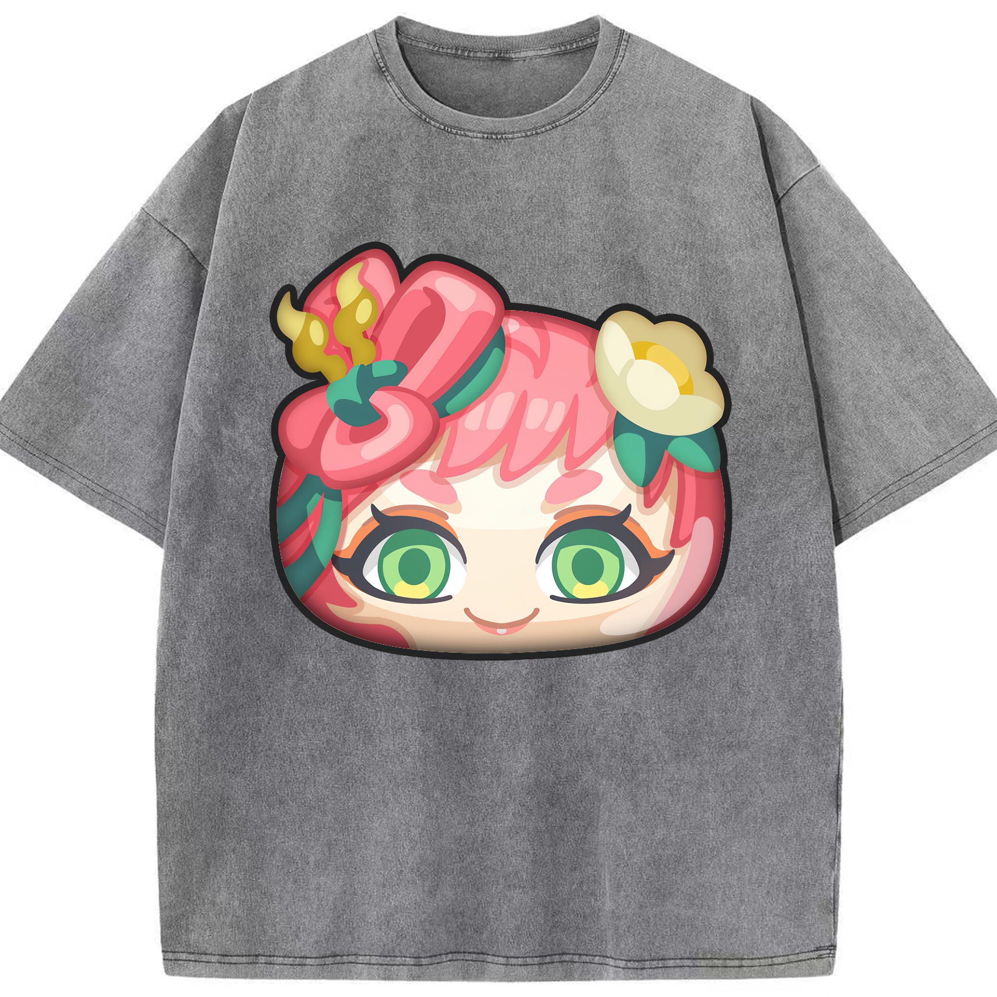 （画像用） 妖怪ウォッチ Yo-kai Watch 綿100% ヴィンテージ風 半袖Tシャツ（フロントプリント）
