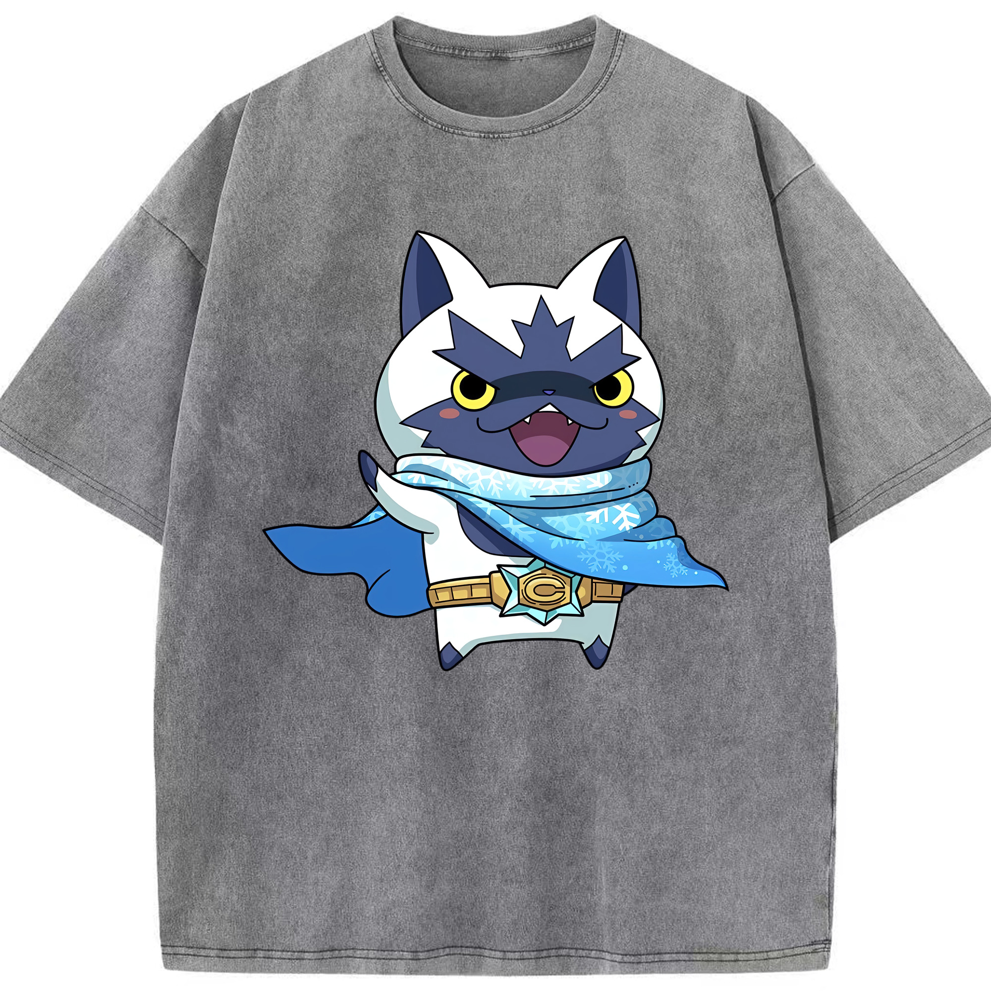 （画像用） 妖怪ウォッチ Yo-kai Watch 綿100% ヴィンテージ風 半袖Tシャツ（フロントプリント）