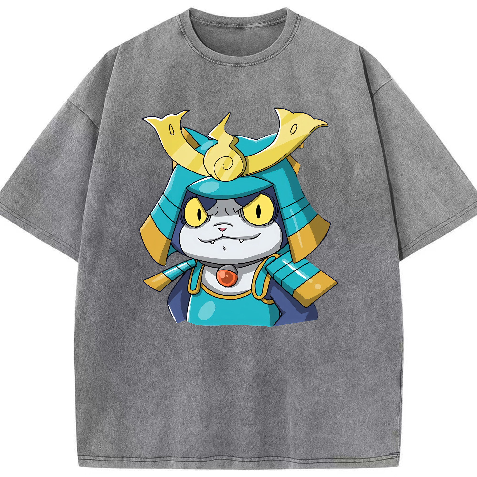 （画像用） 妖怪ウォッチ Yo-kai Watch 綿100% ヴィンテージ風 半袖Tシャツ（フロントプリント）