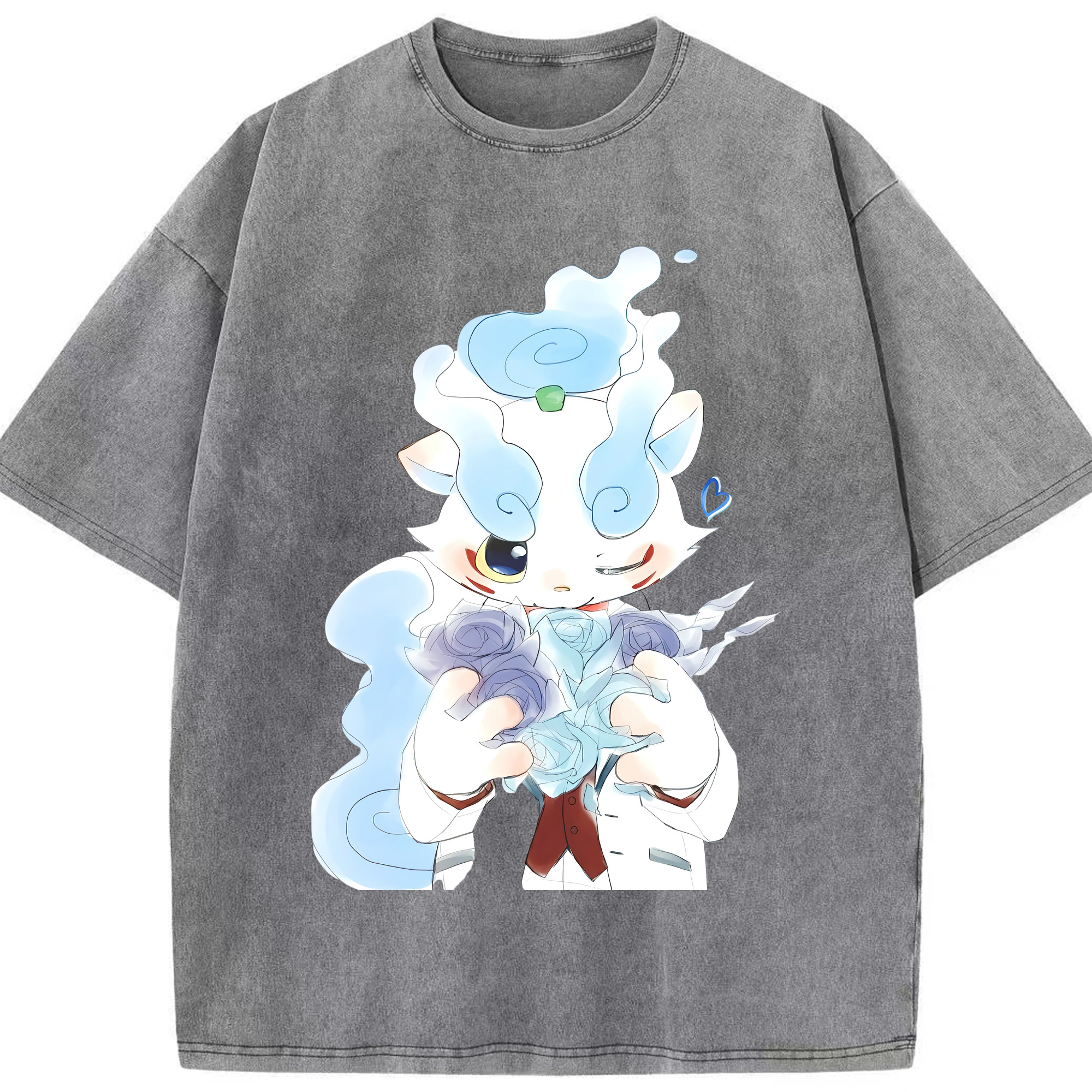 （画像用） 妖怪ウォッチ Yo-kai Watch 綿100% ヴィンテージ風 半袖Tシャツ（フロントプリント）