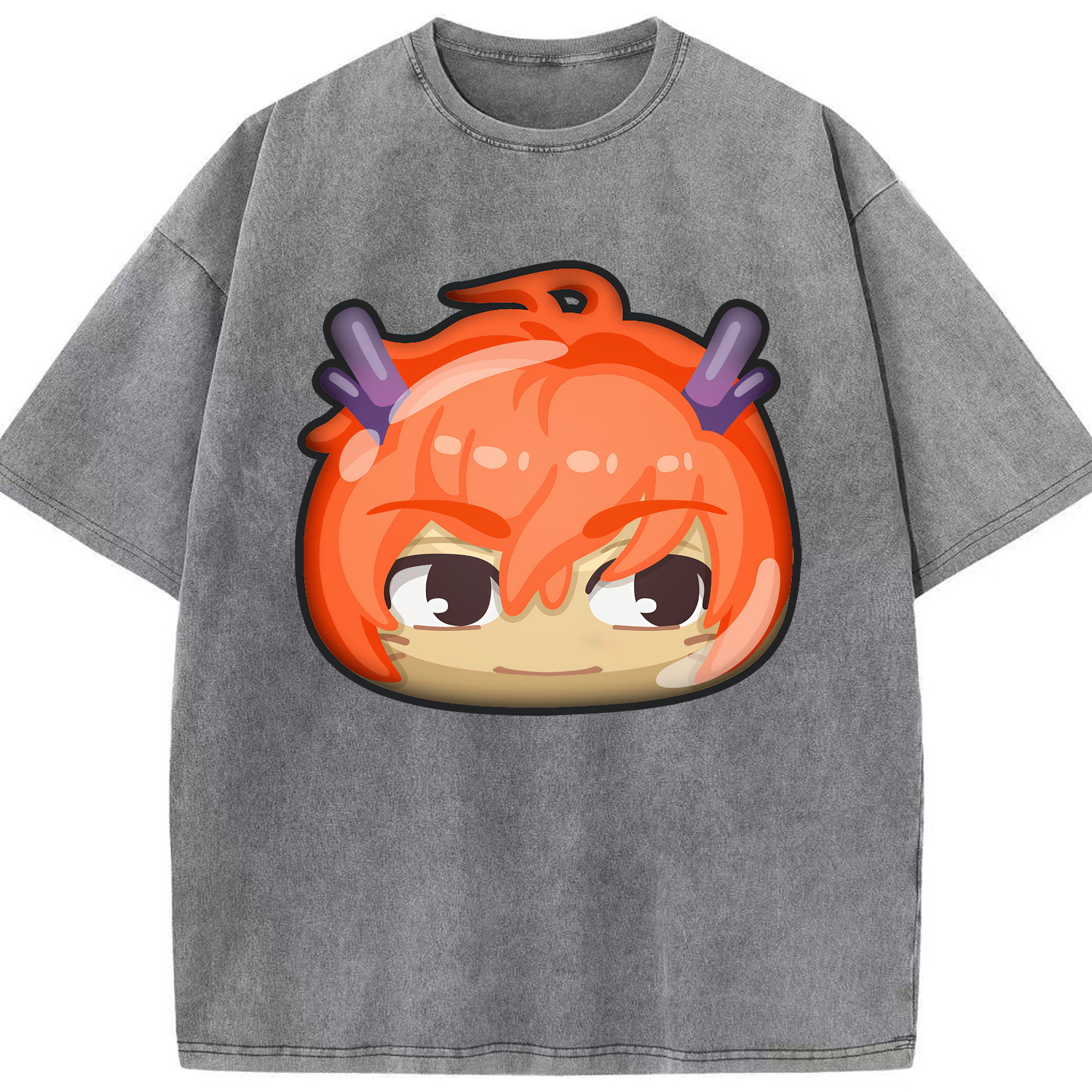 （画像用） 妖怪ウォッチ Yo-kai Watch 綿100% ヴィンテージ風 半袖Tシャツ（フロントプリント）