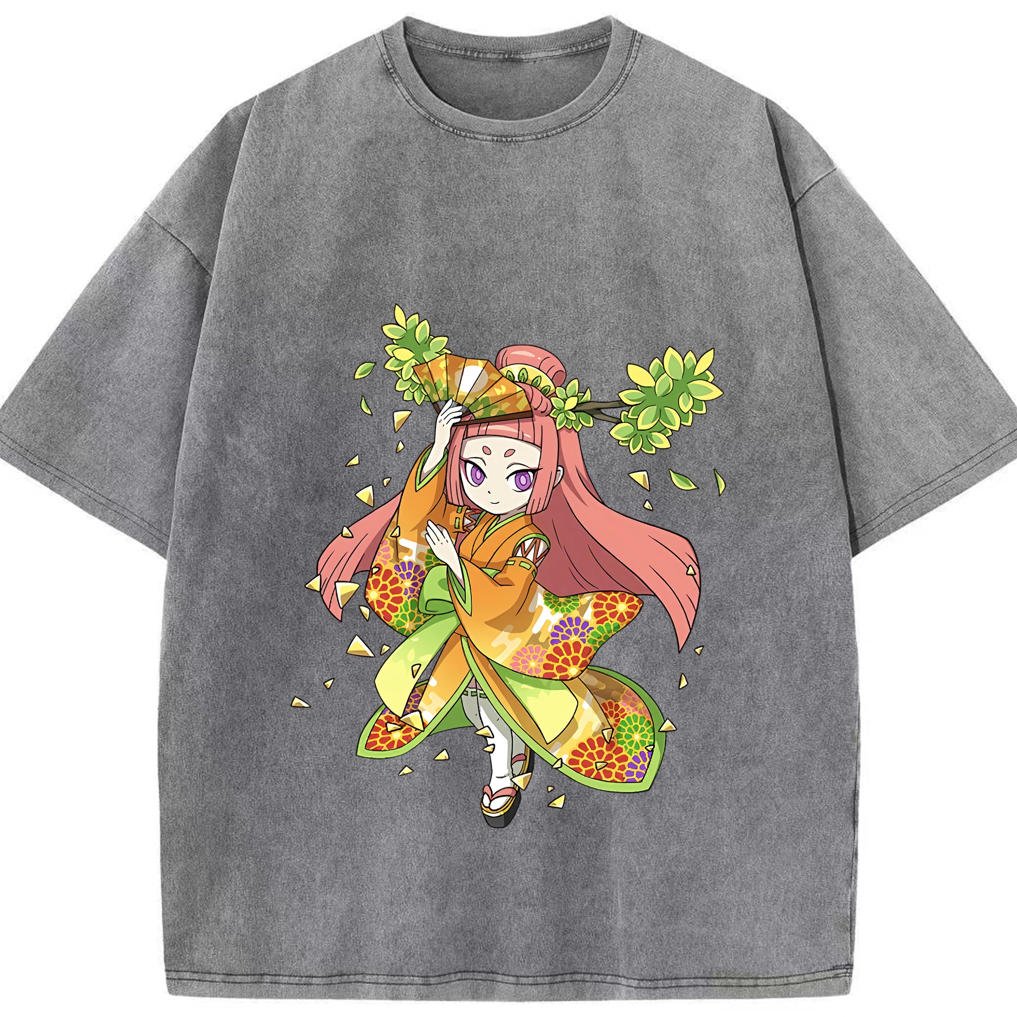（画像用） 妖怪ウォッチ Yo-kai Watch 綿100% ヴィンテージ風 半袖Tシャツ（フロントプリント）