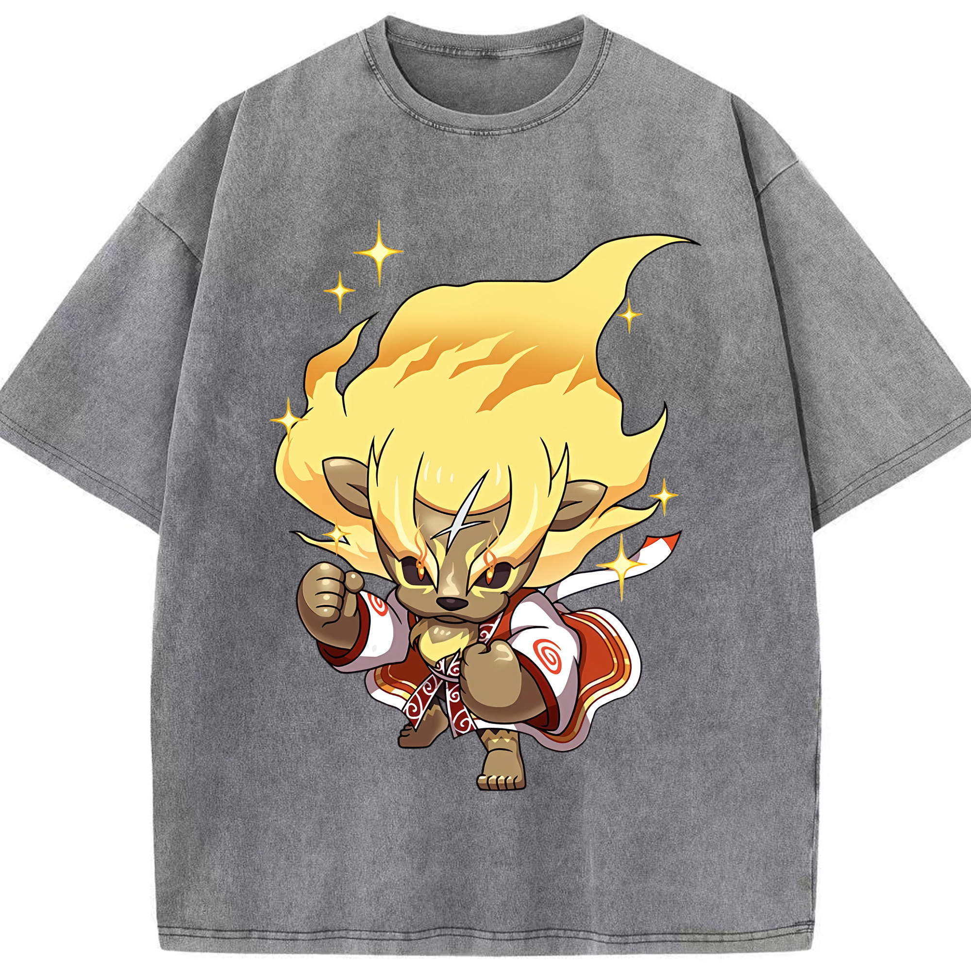 （画像用） 妖怪ウォッチ Yo-kai Watch 綿100% ヴィンテージ風 半袖Tシャツ（フロントプリント）