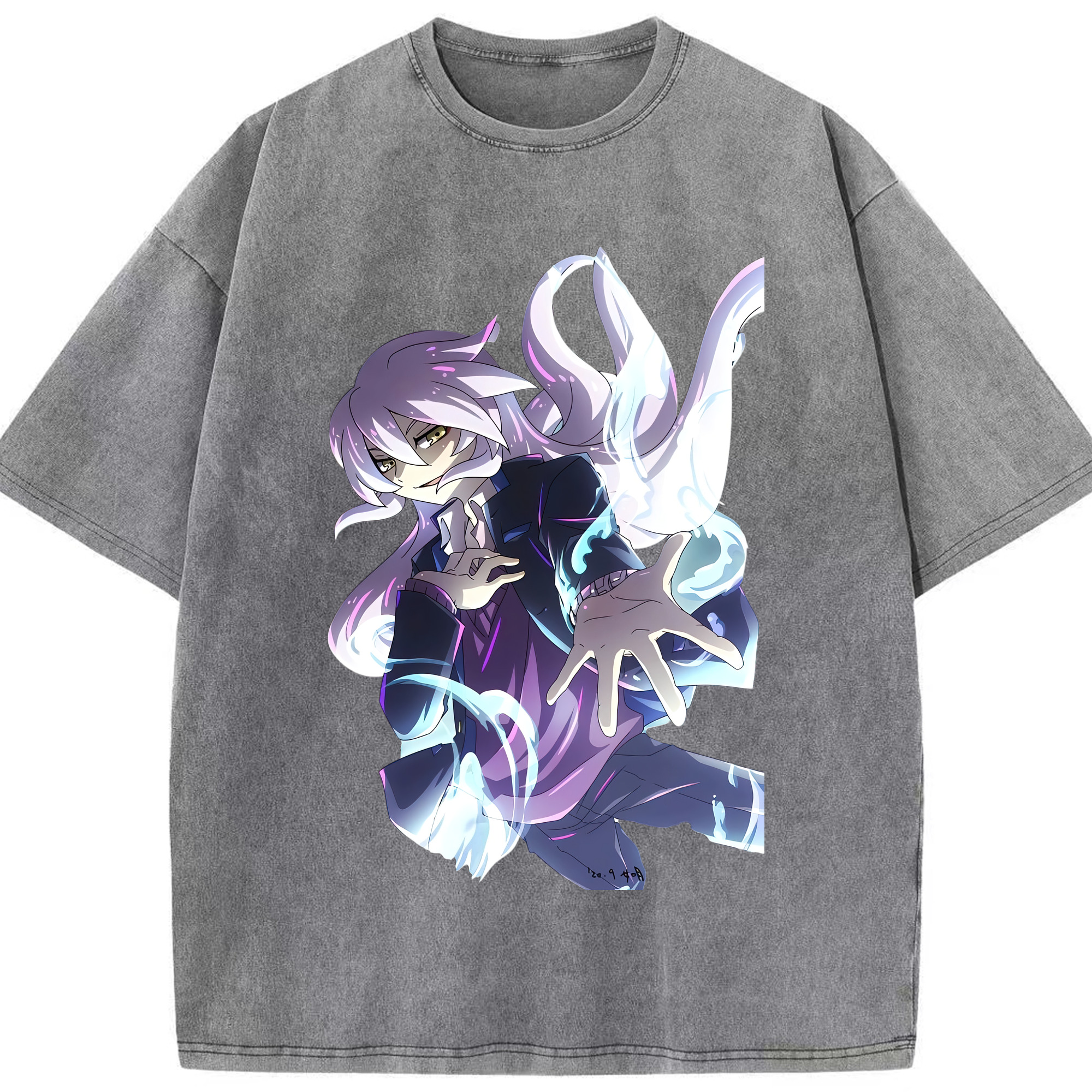 （画像用） 妖怪ウォッチ Yo-kai Watch 綿100% ヴィンテージ風 半袖Tシャツ（フロントプリント）
