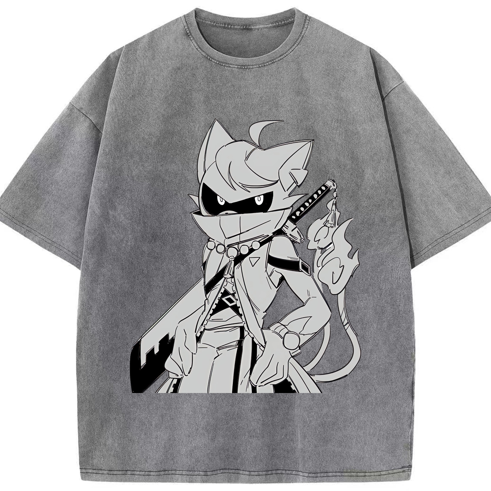 （画像用） 妖怪ウォッチ Yo-kai Watch 綿100% ヴィンテージ風 半袖Tシャツ（フロントプリント）