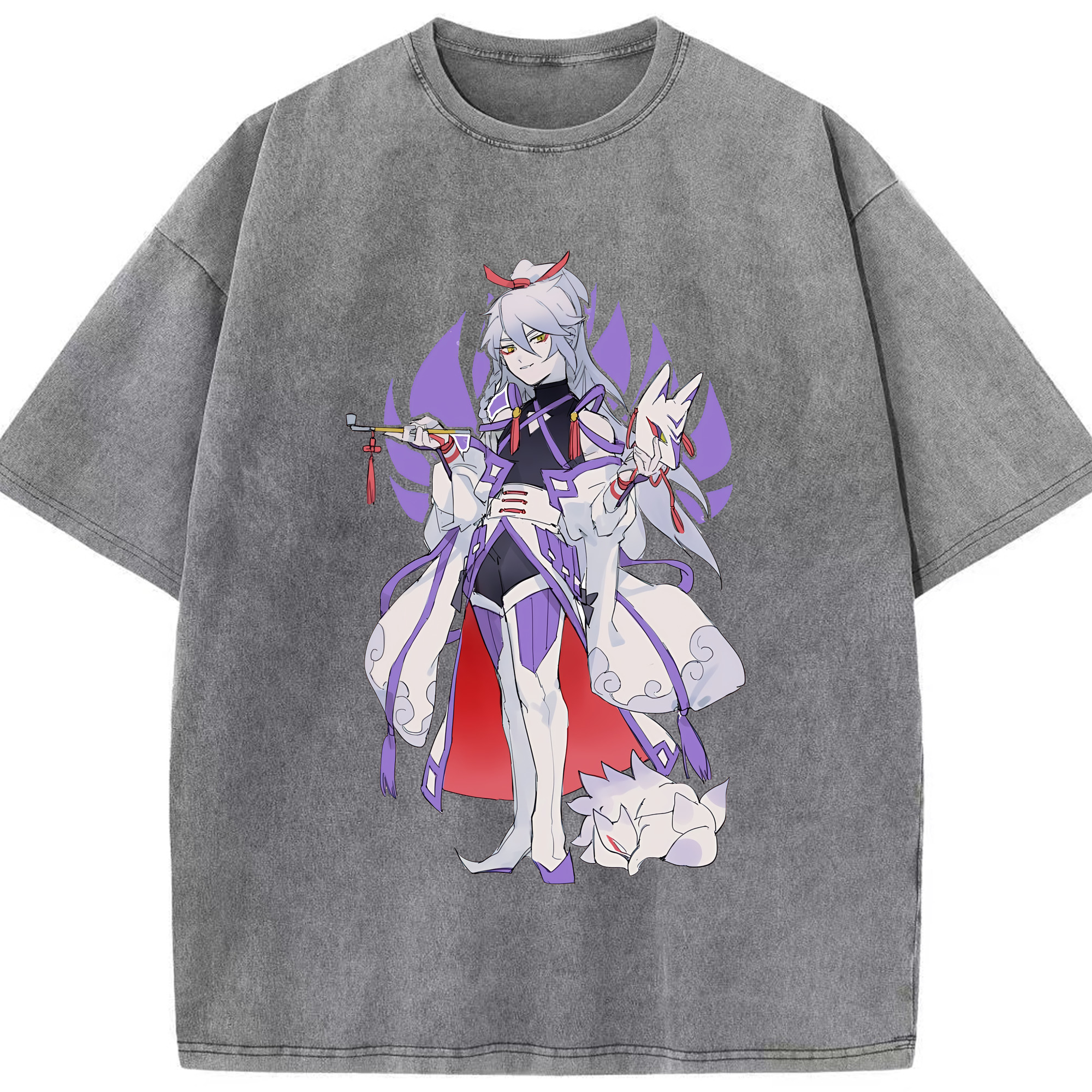 （画像用） 妖怪ウォッチ Yo-kai Watch 綿100% ヴィンテージ風 半袖Tシャツ（フロントプリント）