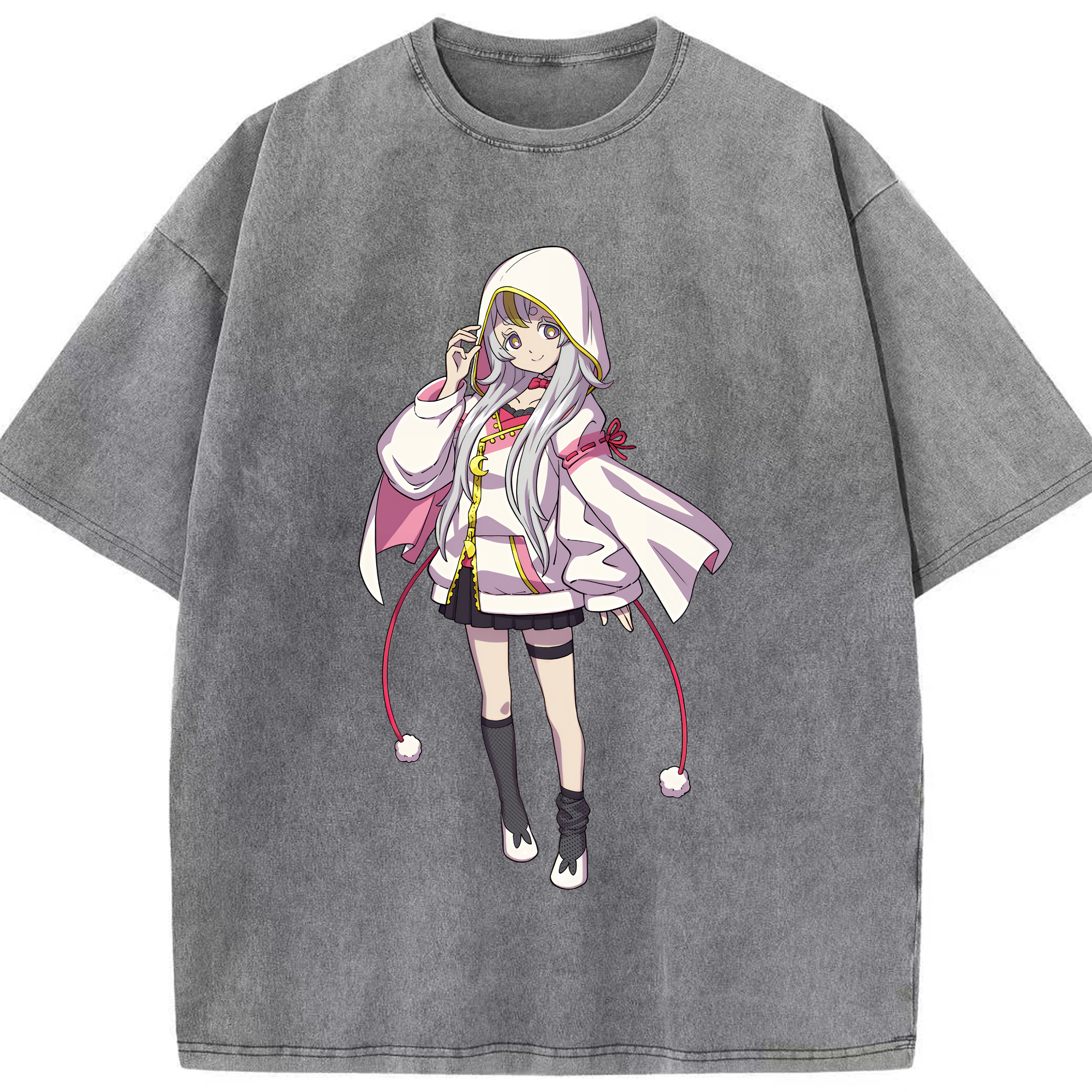 （画像用） 妖怪ウォッチ Yo-kai Watch 綿100% ヴィンテージ風 半袖Tシャツ（フロントプリント）