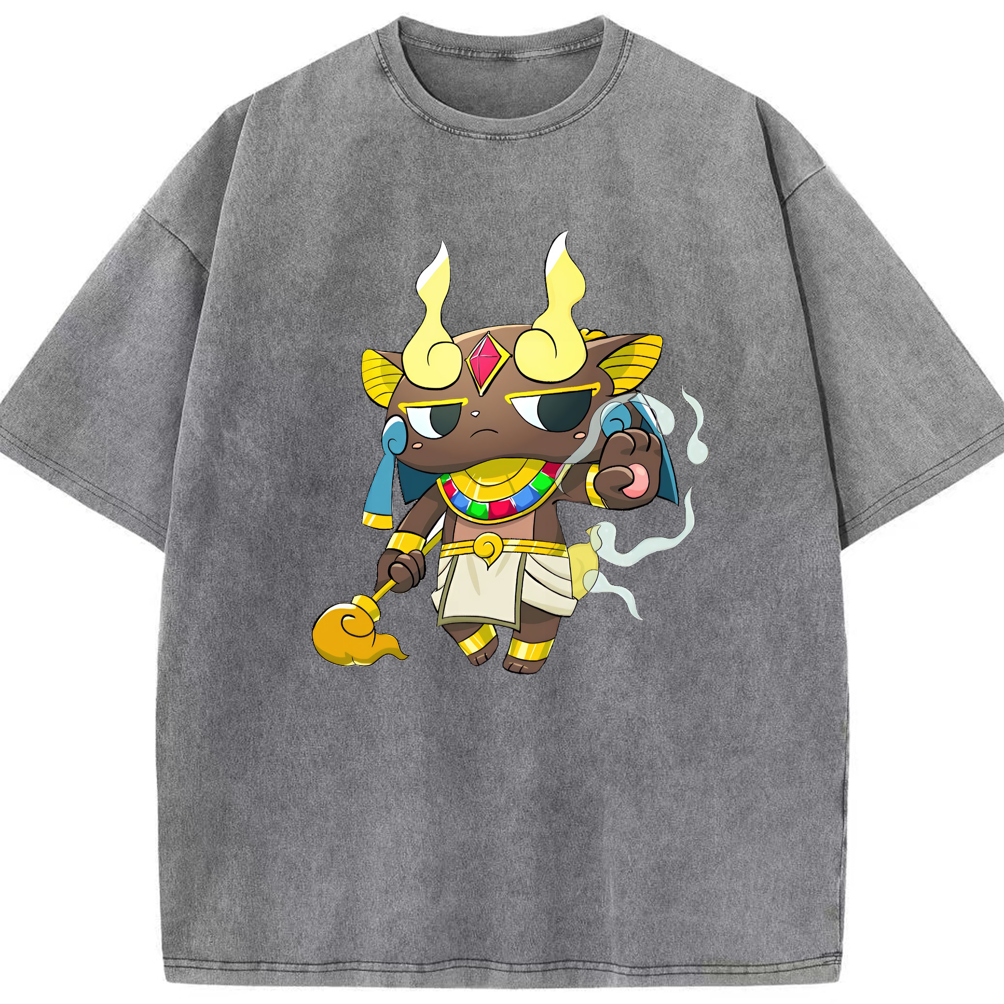 （画像用） 妖怪ウォッチ Yo-kai Watch 綿100% ヴィンテージ風 半袖Tシャツ（フロントプリント）