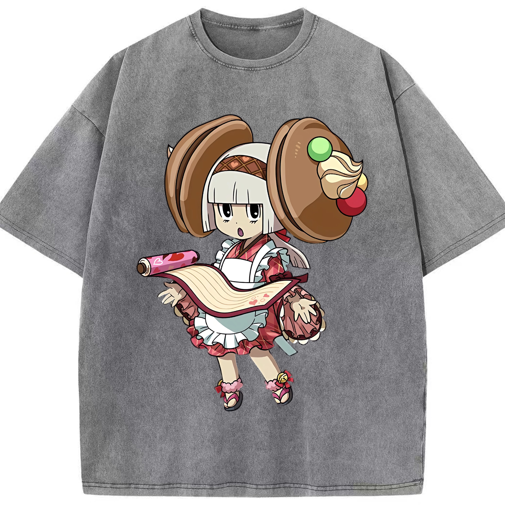 （画像用） 妖怪ウォッチ Yo-kai Watch 綿100% ヴィンテージ風 半袖Tシャツ（フロントプリント）