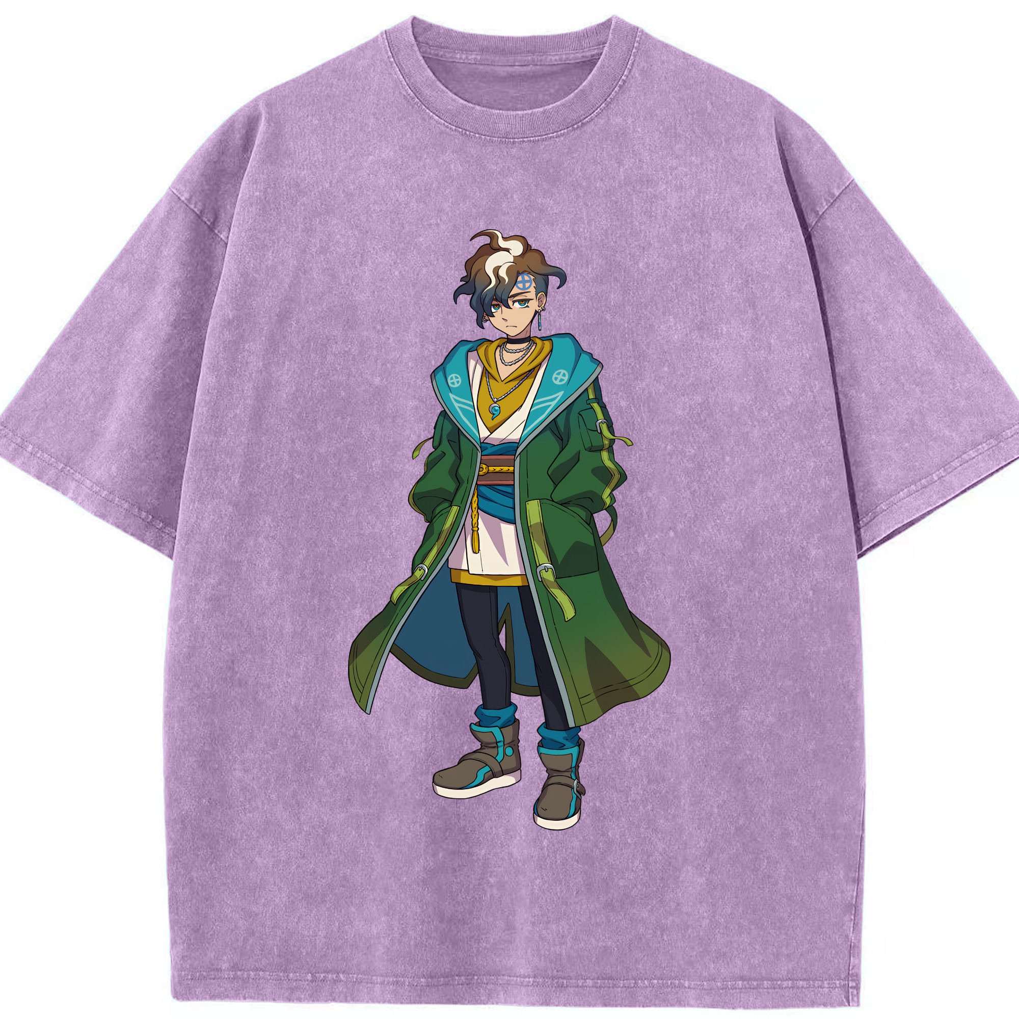 （画像用） 妖怪ウォッチ Yo-kai Watch 綿100% ヴィンテージ風 半袖Tシャツ（フロントプリント）
