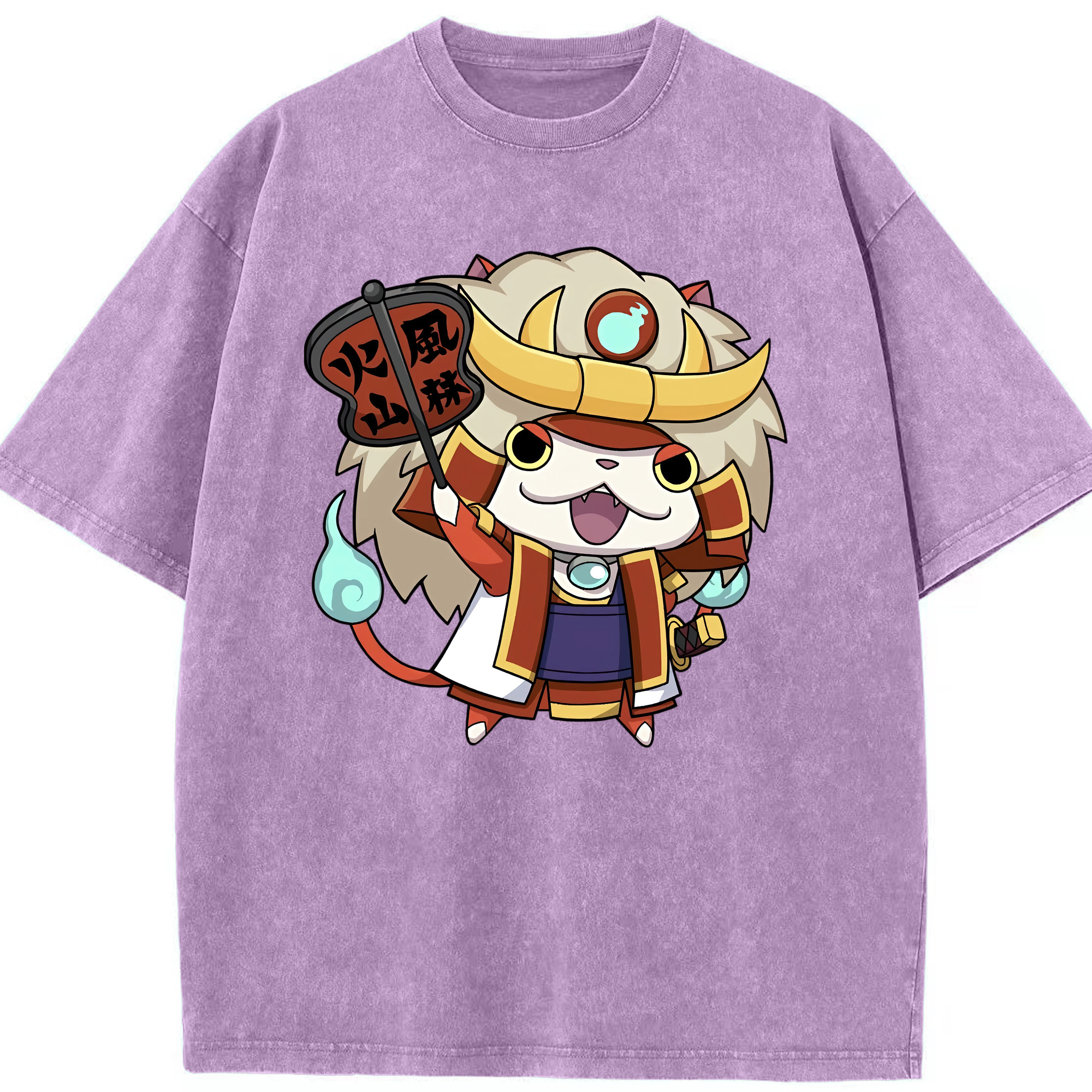 （画像用） 妖怪ウォッチ Yo-kai Watch 綿100% ヴィンテージ風 半袖Tシャツ（フロントプリント）