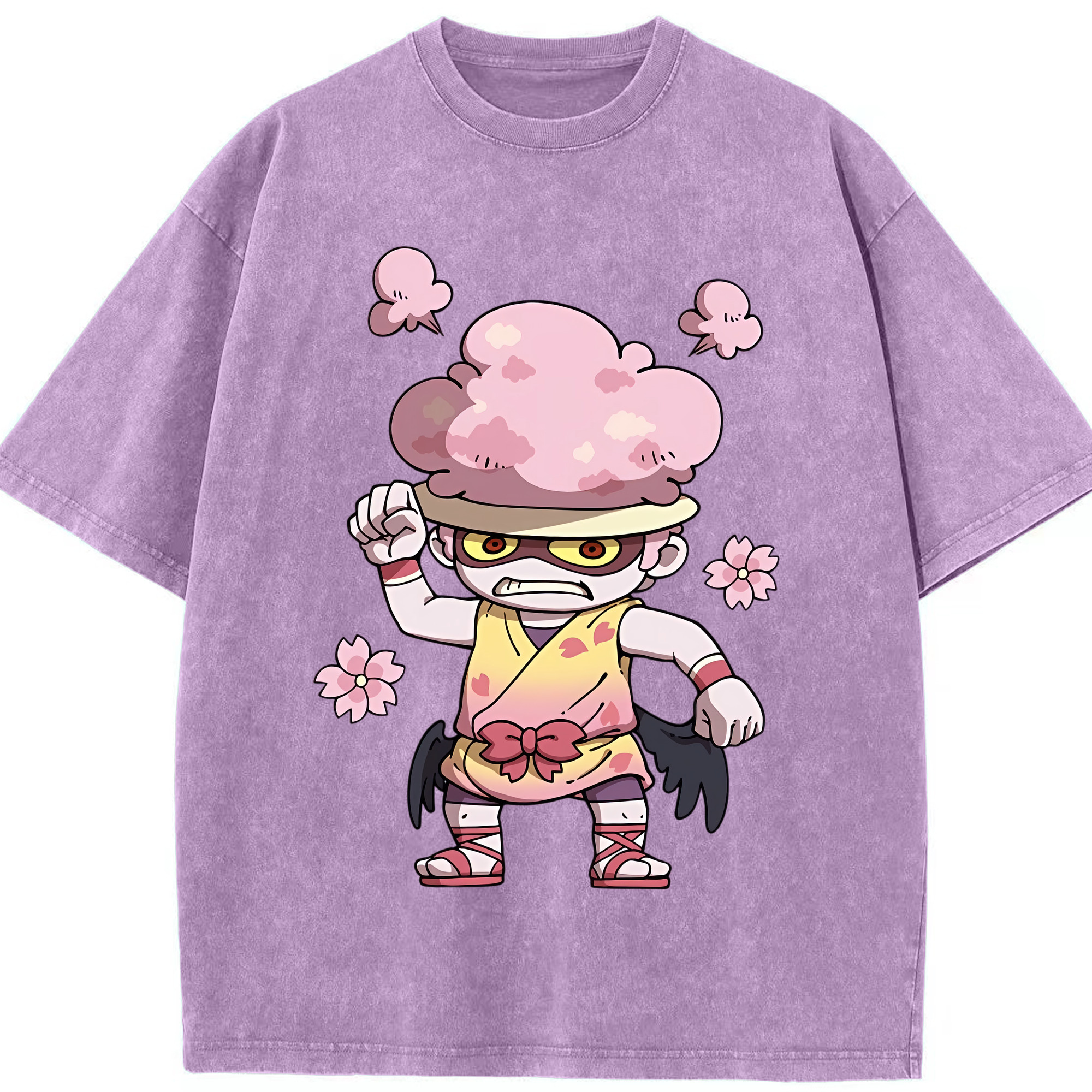 （画像用） 妖怪ウォッチ Yo-kai Watch 綿100% ヴィンテージ風 半袖Tシャツ（フロントプリント）