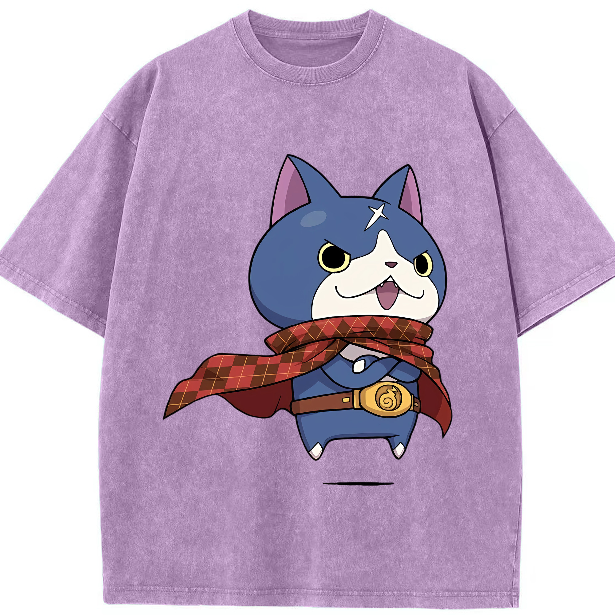 （画像用） 妖怪ウォッチ Yo-kai Watch 綿100% ヴィンテージ風 半袖Tシャツ（フロントプリント）
