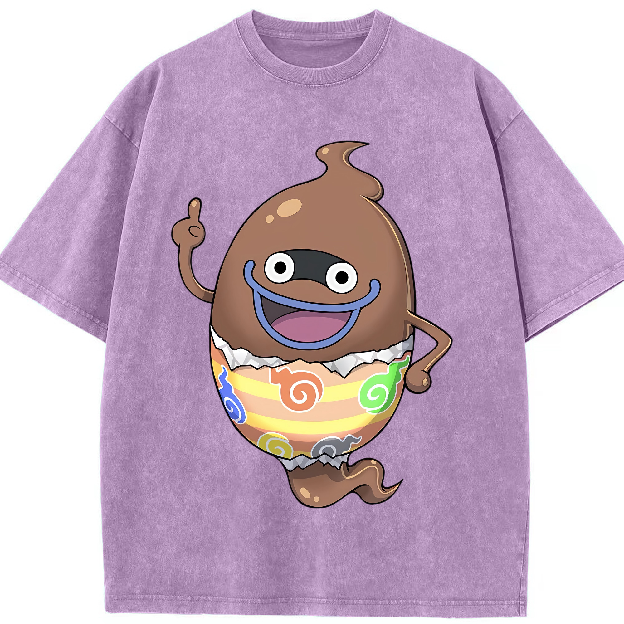 （画像用） 妖怪ウォッチ Yo-kai Watch 綿100% ヴィンテージ風 半袖Tシャツ（フロントプリント）