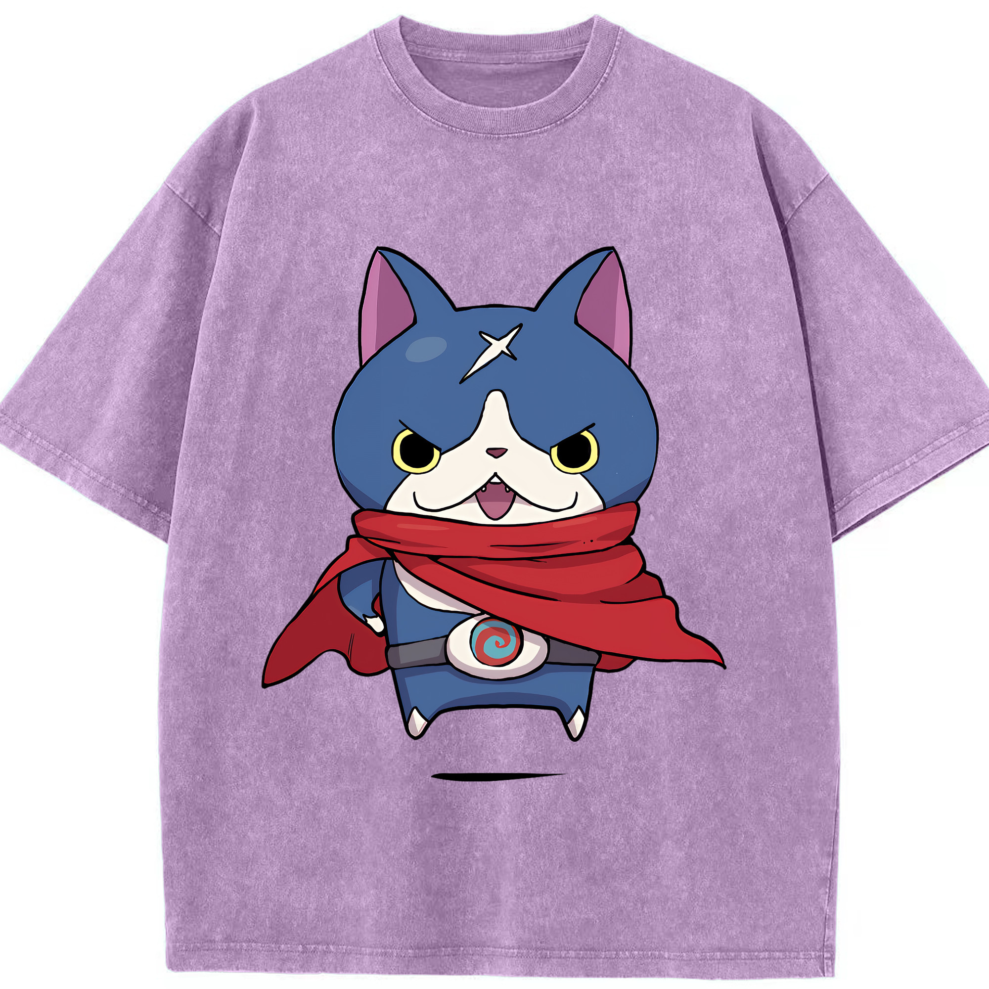 （画像用） 妖怪ウォッチ Yo-kai Watch 綿100% ヴィンテージ風 半袖Tシャツ（フロントプリント）