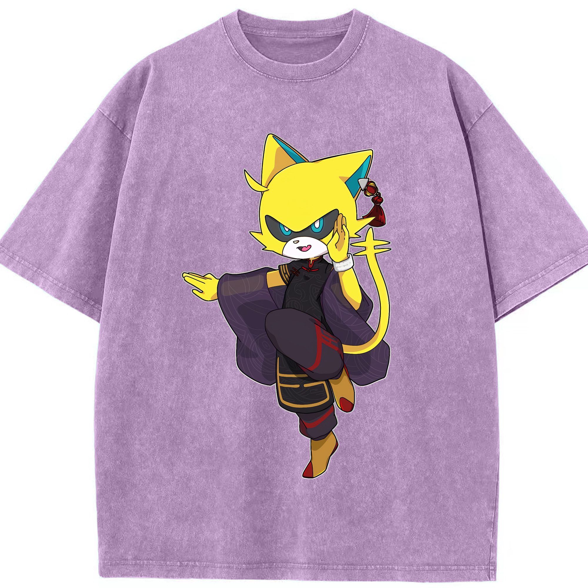 （画像用） 妖怪ウォッチ Yo-kai Watch 綿100% ヴィンテージ風 半袖Tシャツ（フロントプリント）
