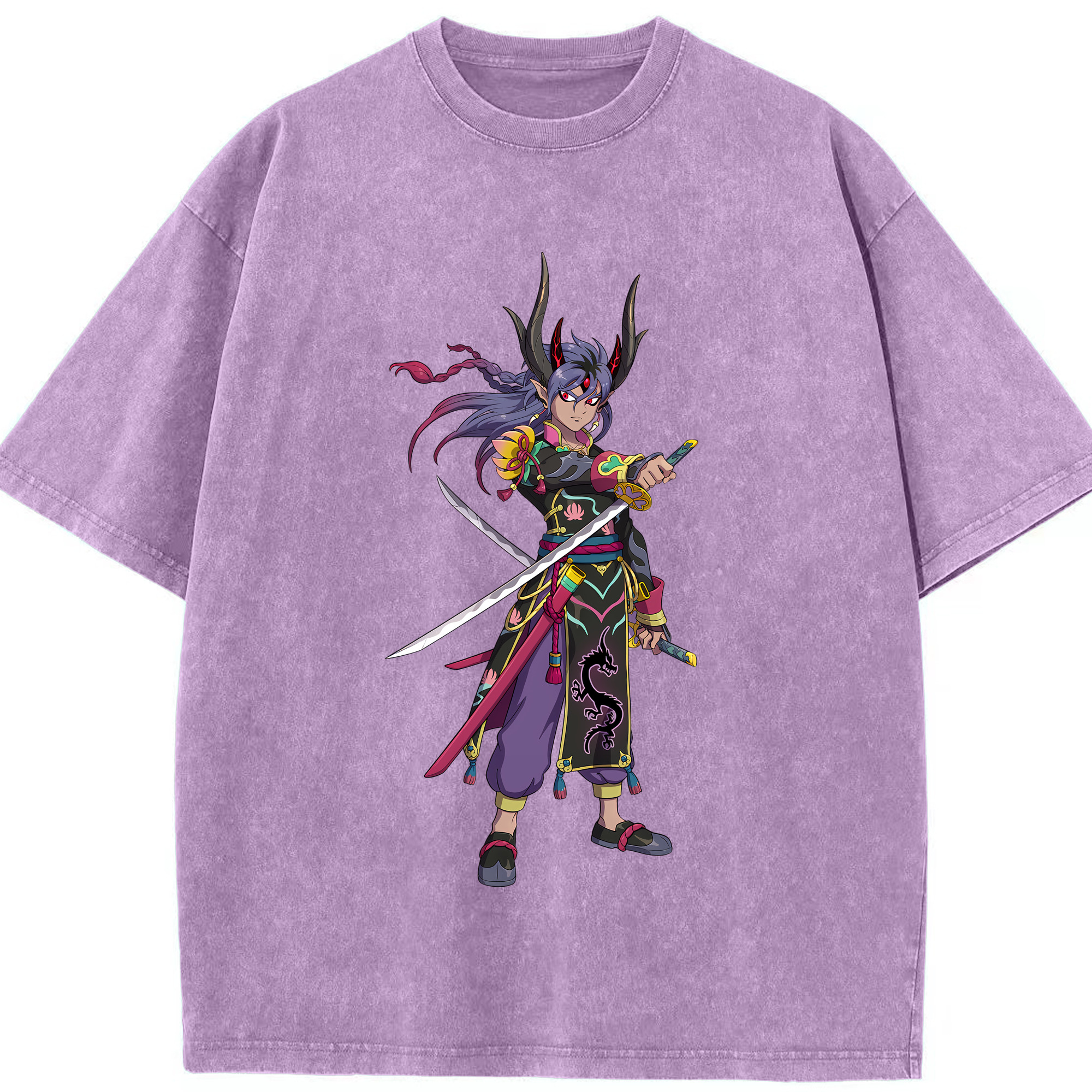 （画像用） 妖怪ウォッチ Yo-kai Watch 綿100% ヴィンテージ風 半袖Tシャツ（フロントプリント）